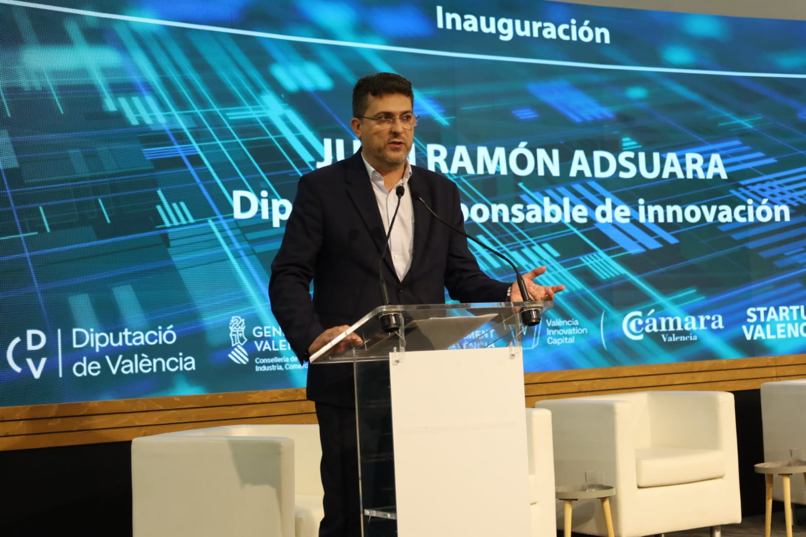 El diputat de Fons Europeus, Juan Ramón Adsuara El diputat de Fons Europeus, Juan Ramón Adsuara