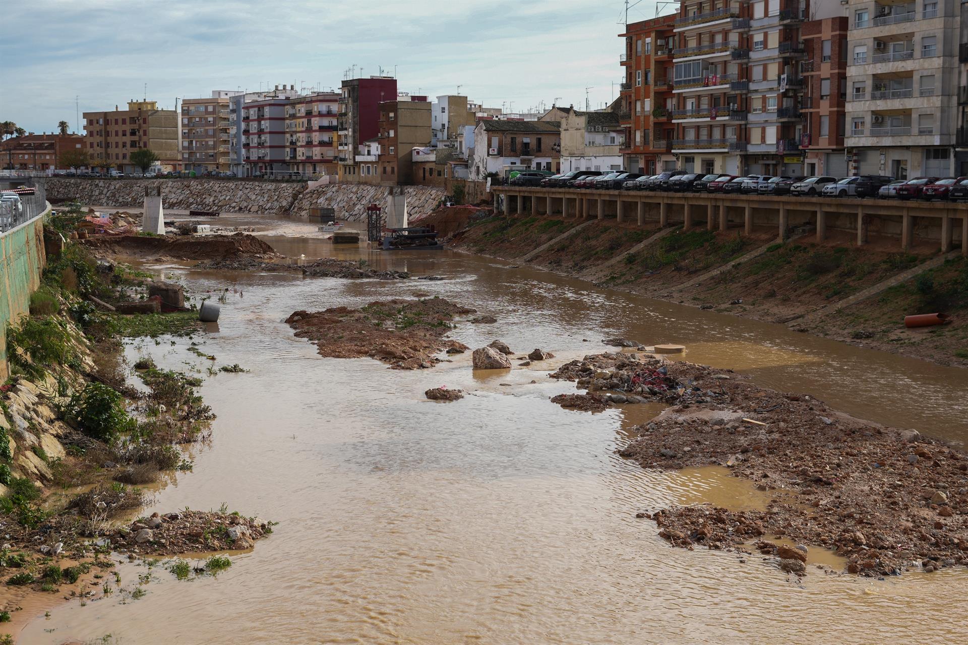 Un dels pobles afectats per la DANA en València