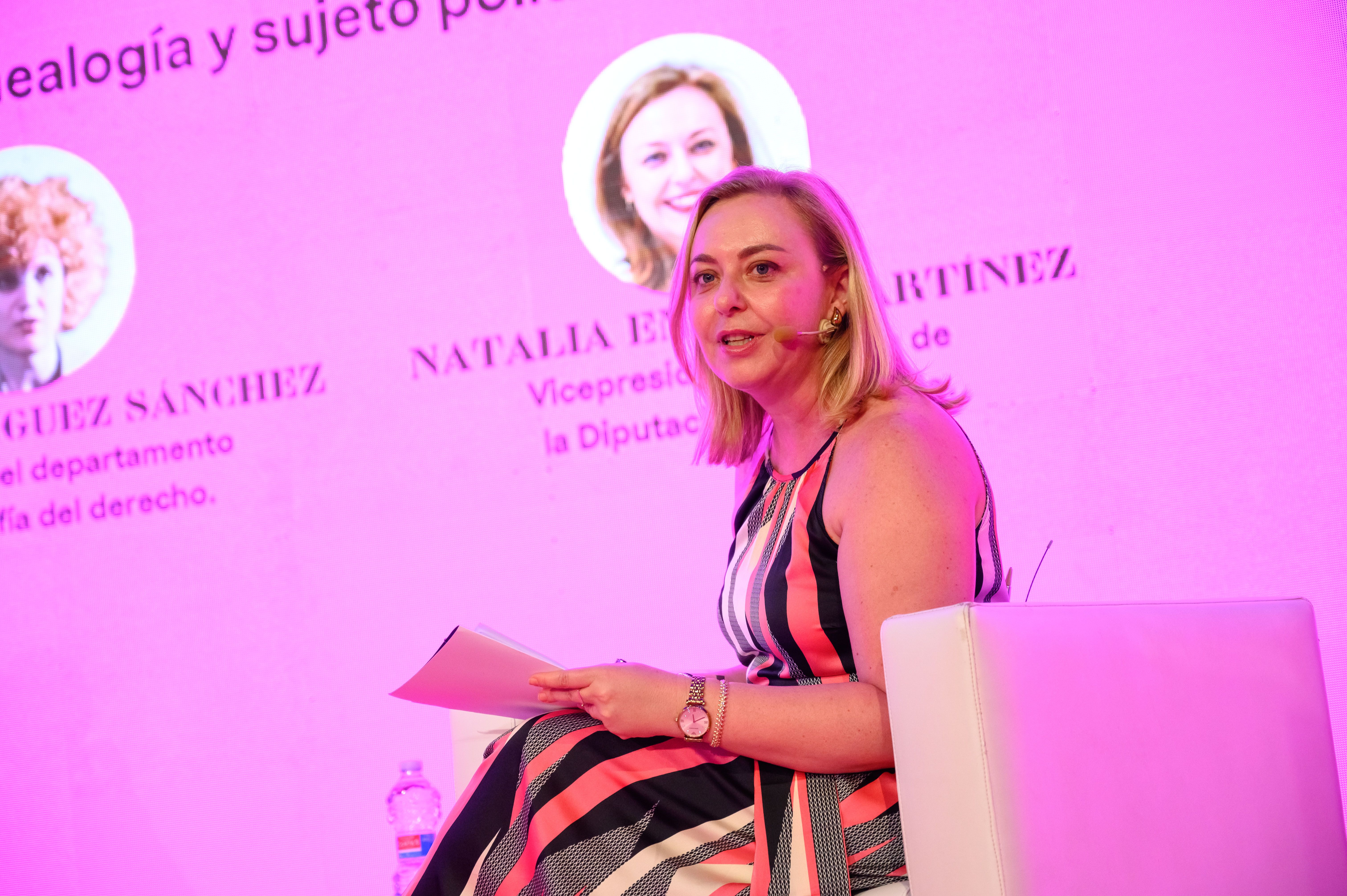 La vicepresidenta primera i diputada d'Igualtat, Natàlia Enguix