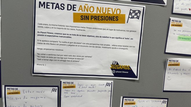 Mur de Metes d’Any Sense Pressions - Planet Fitness Tres Creus