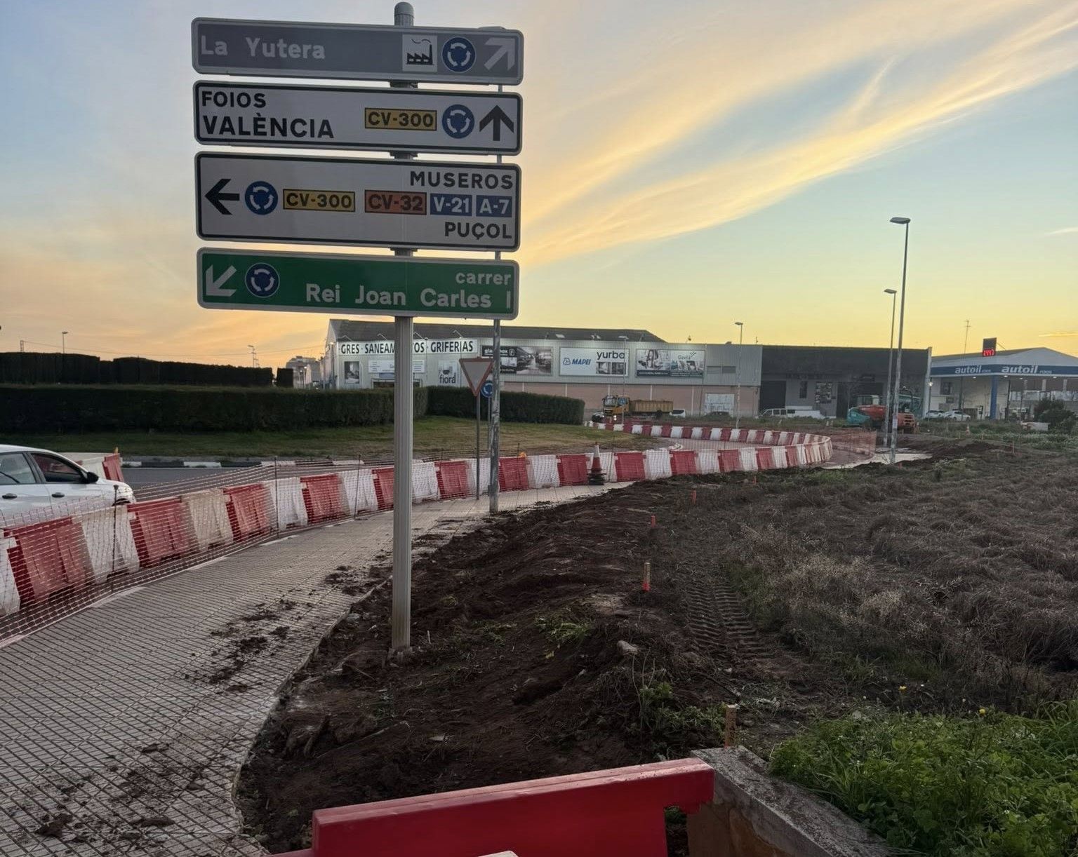 Carril ciclovianants entre Foios i Albalat dels Sorells 