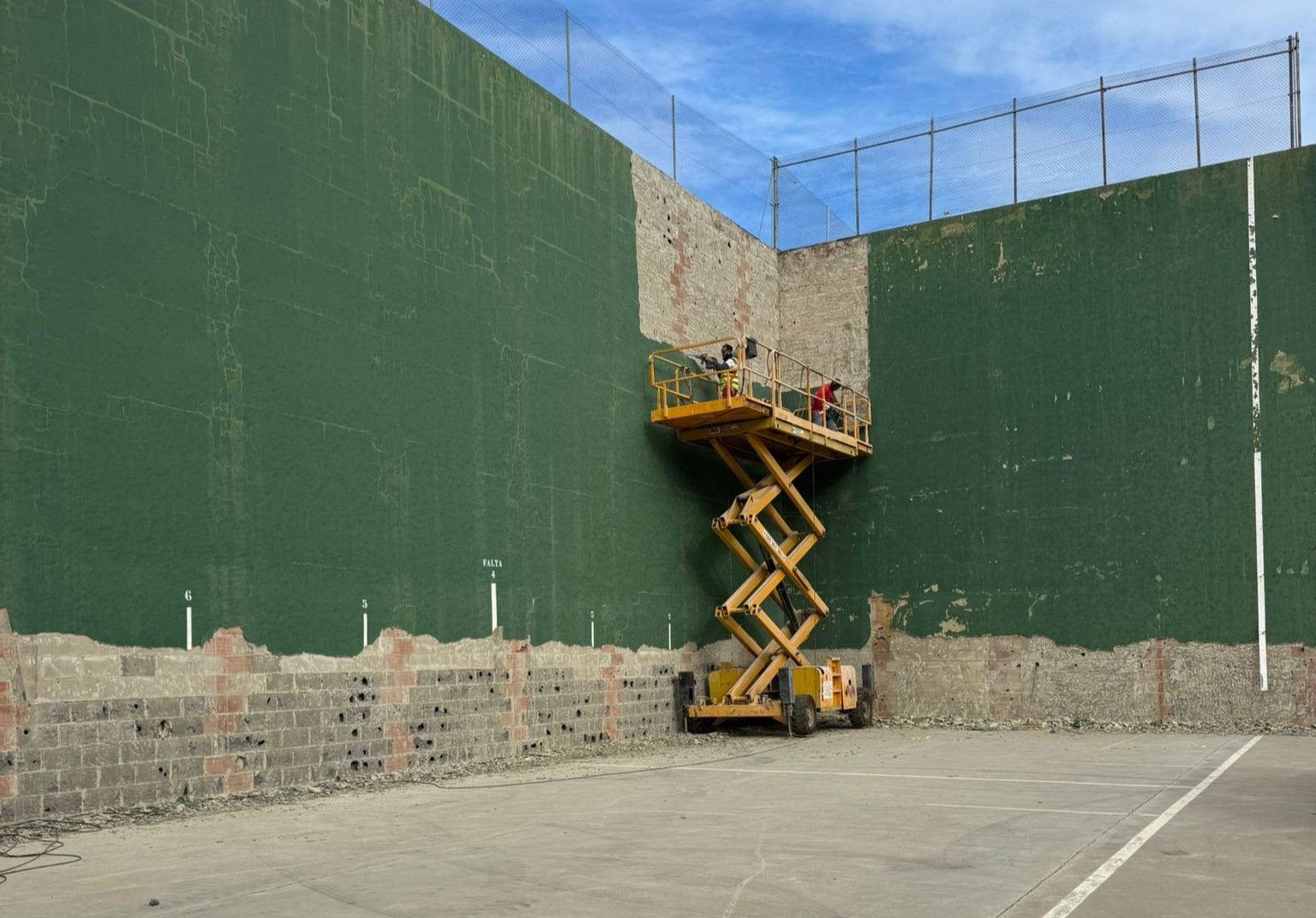 Foios inicia les obres del frontó xicotet