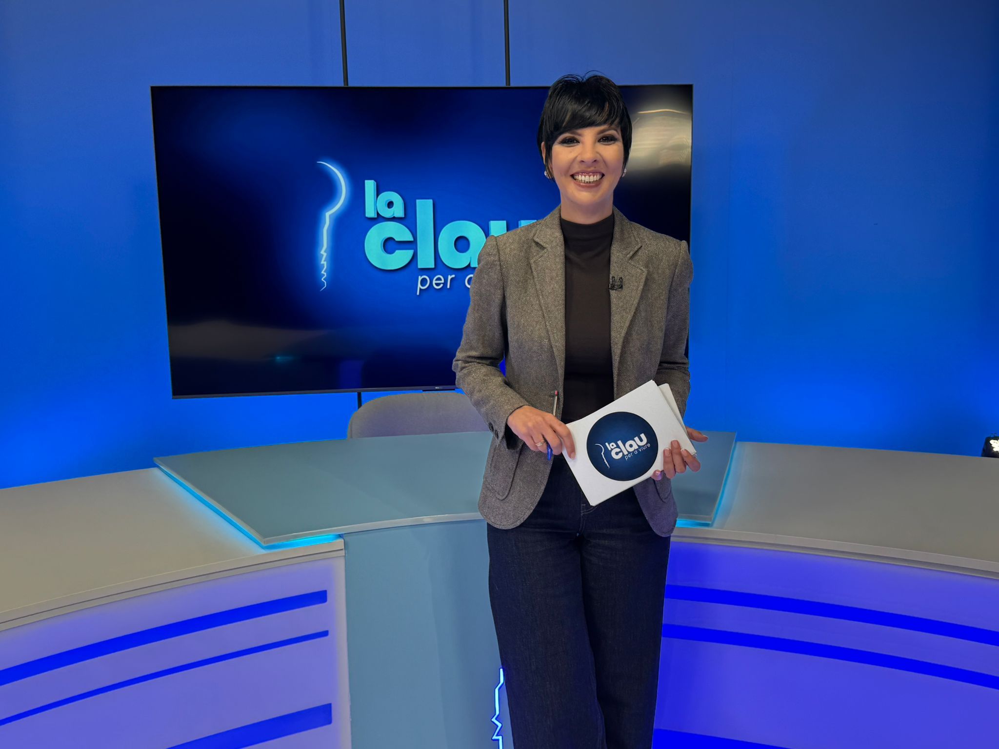 Maria Domínguez presentadora de 'La clau per a viure'