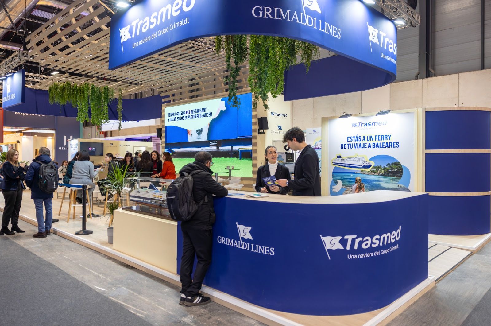 Stand del grup Grimaldi en FITUR 2026