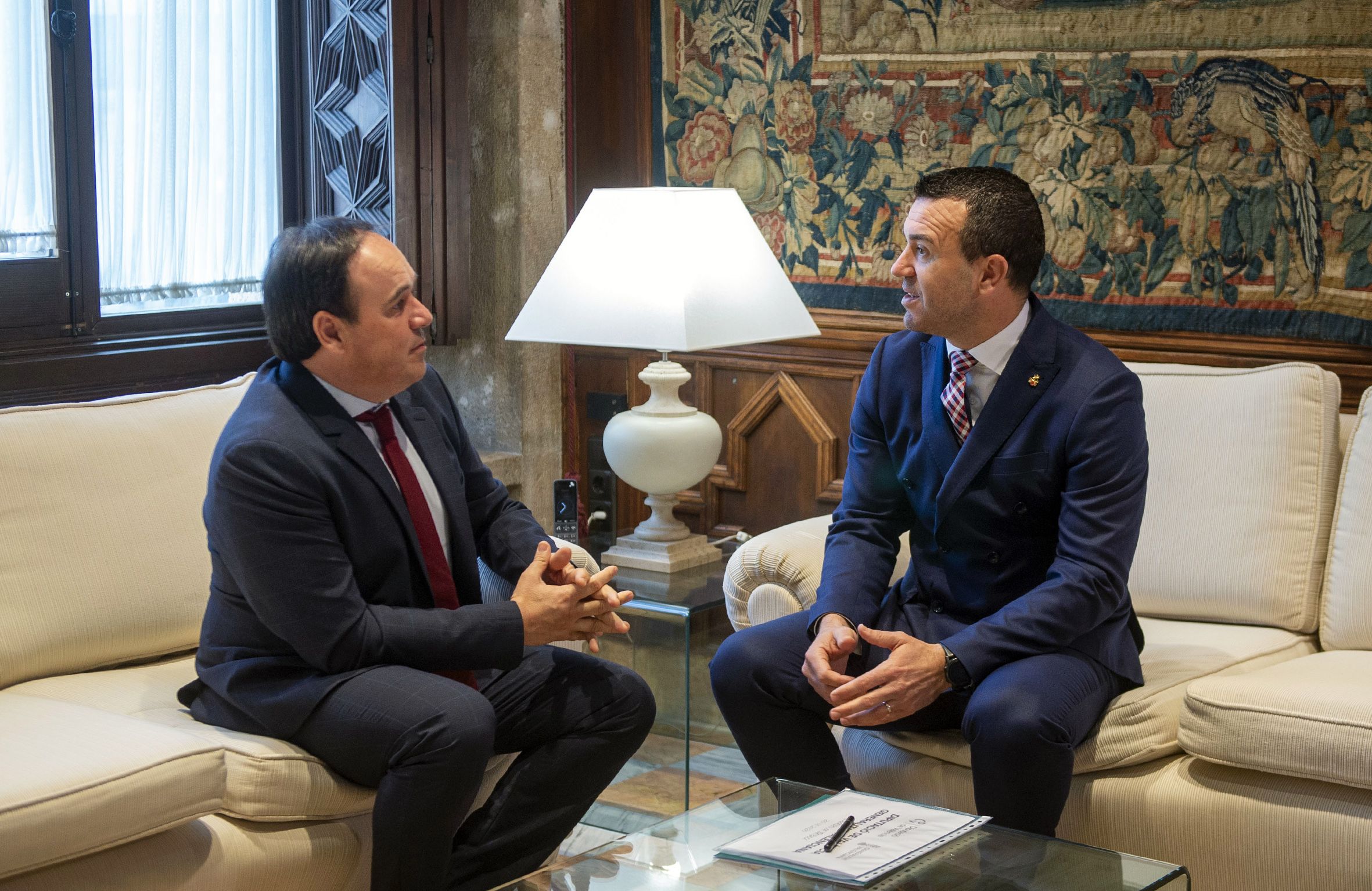 Reunió Mompó con Perez Llorca Reunió Mompó con Perez Llorca