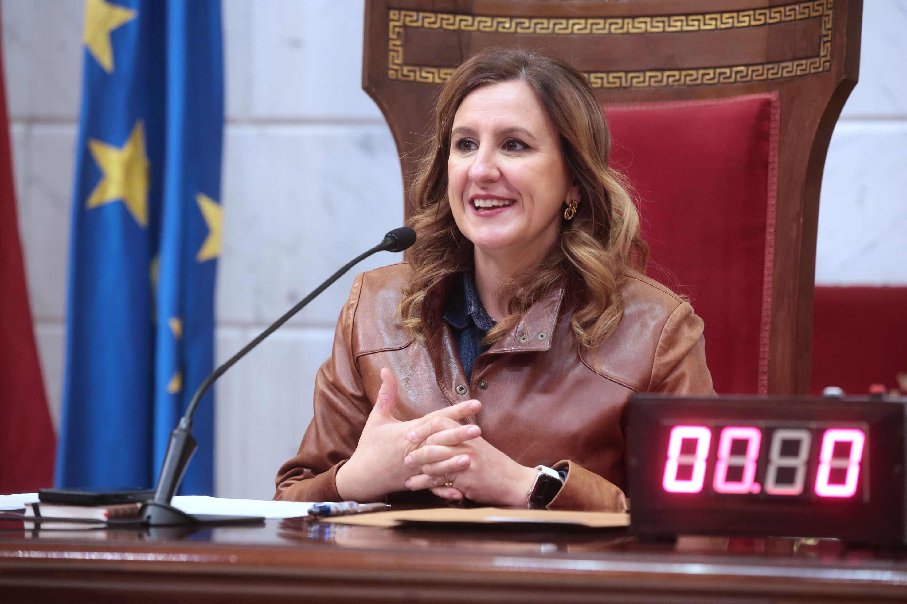  L'alcaldessa de València, María José Catalá, al ple