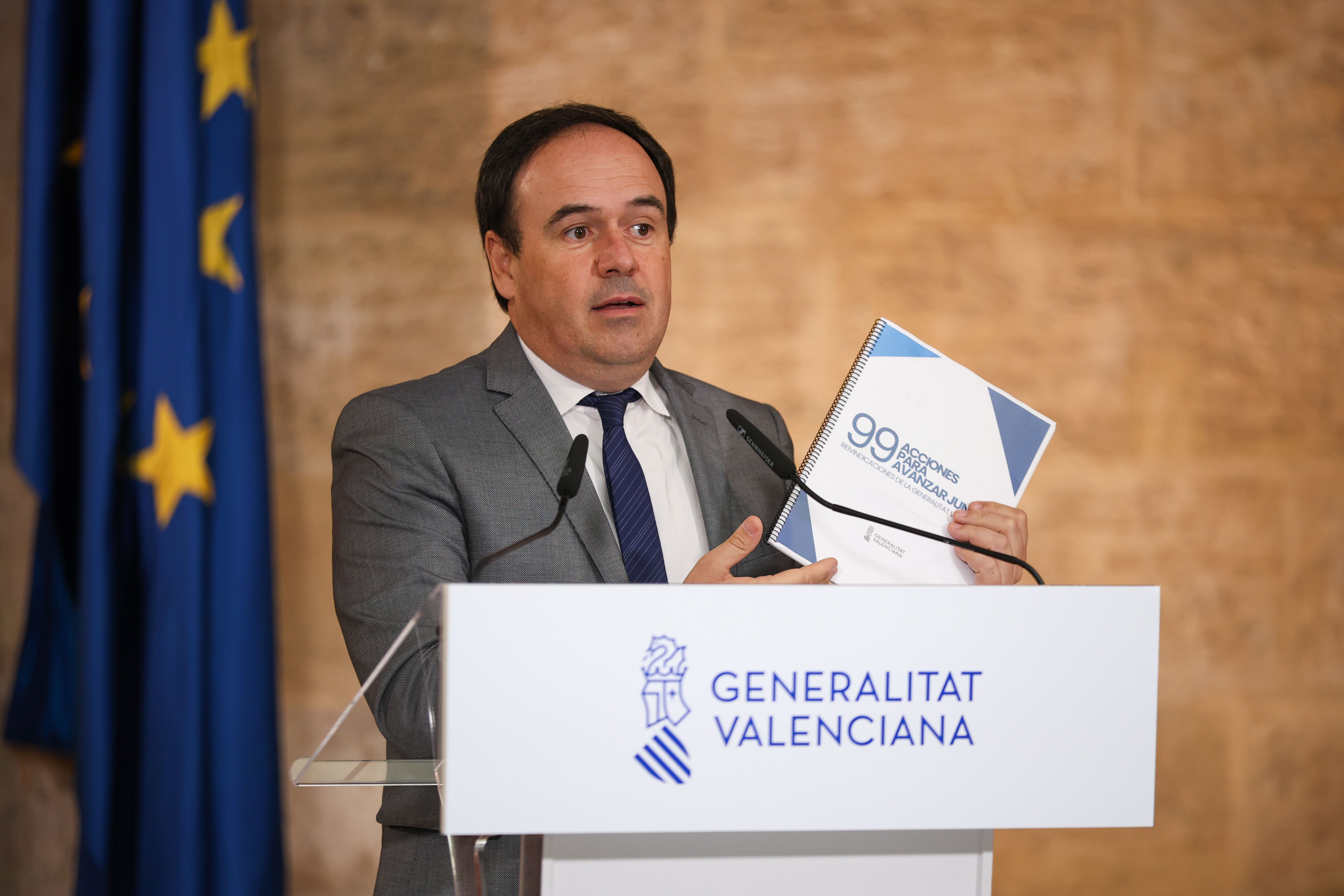 El president de la Generalitat, Juanfran Pérez Llorca El president de la Generalitat, Juanfran Pérez Llorca