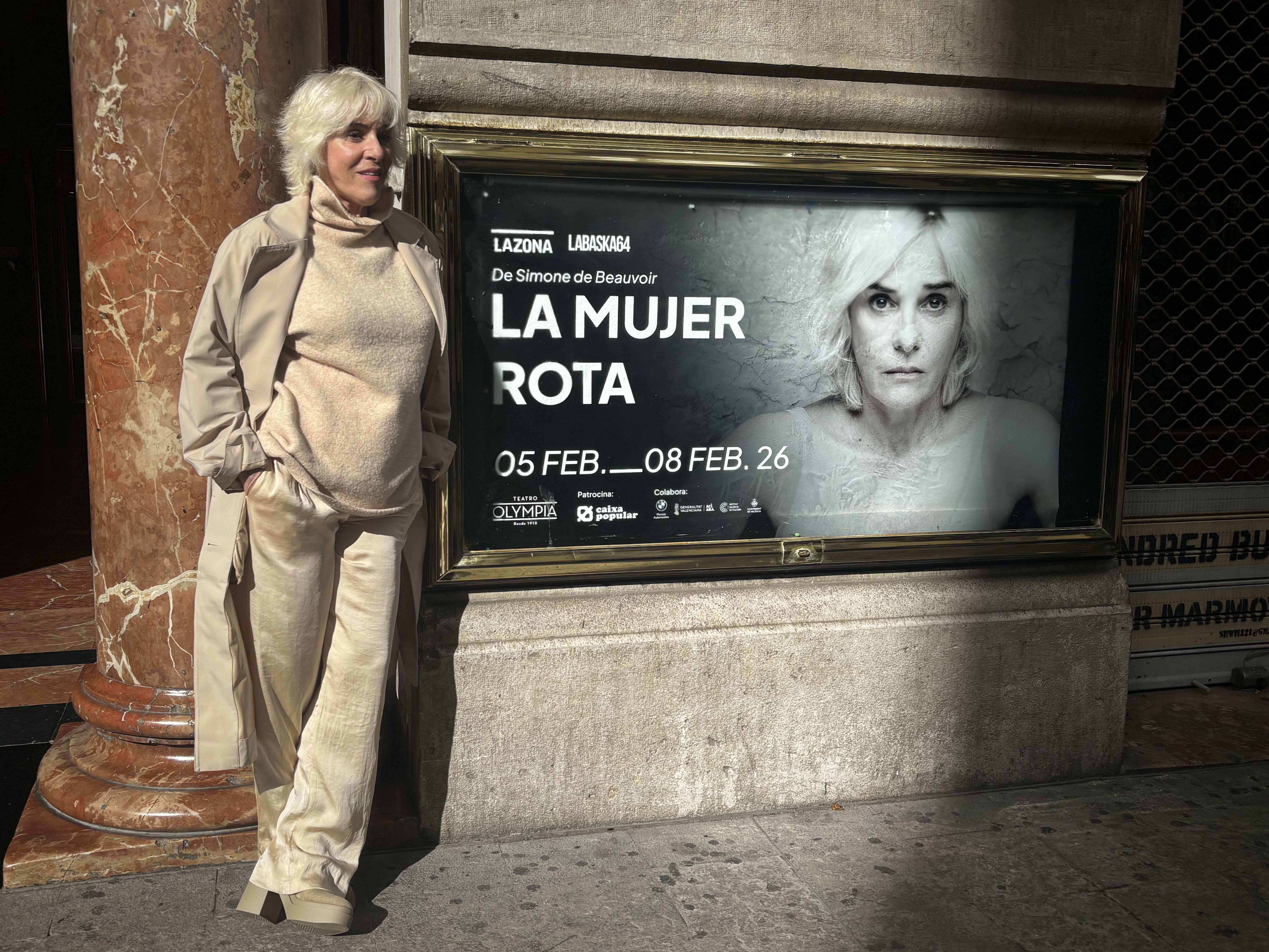 Anabel Alonso en la presentació de La Mujer Rota a l’Olympia