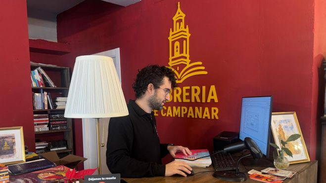 Carlos Vaqué, propietari de Llibreria Campanar