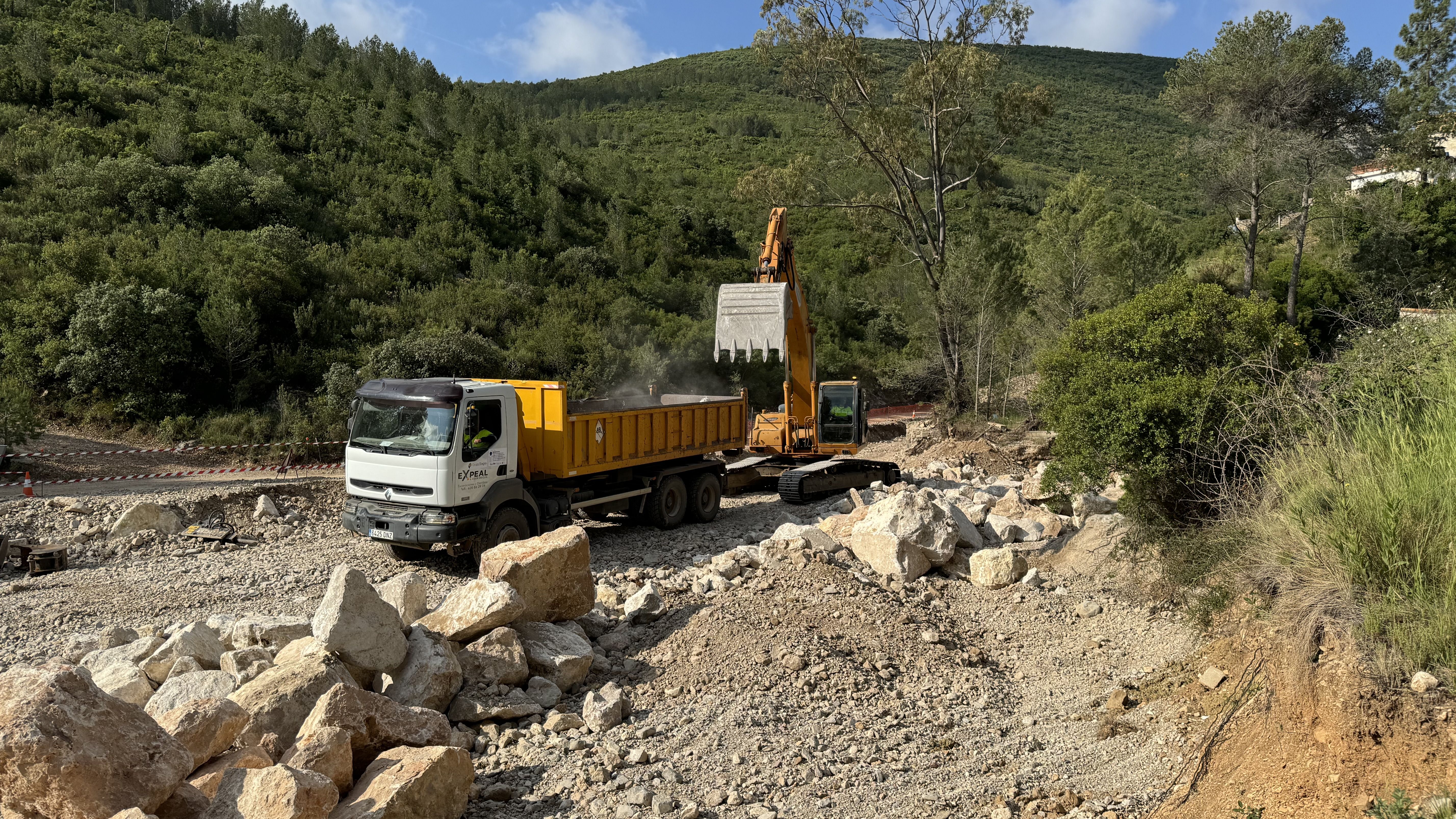 Actuaciones en caminos forestales