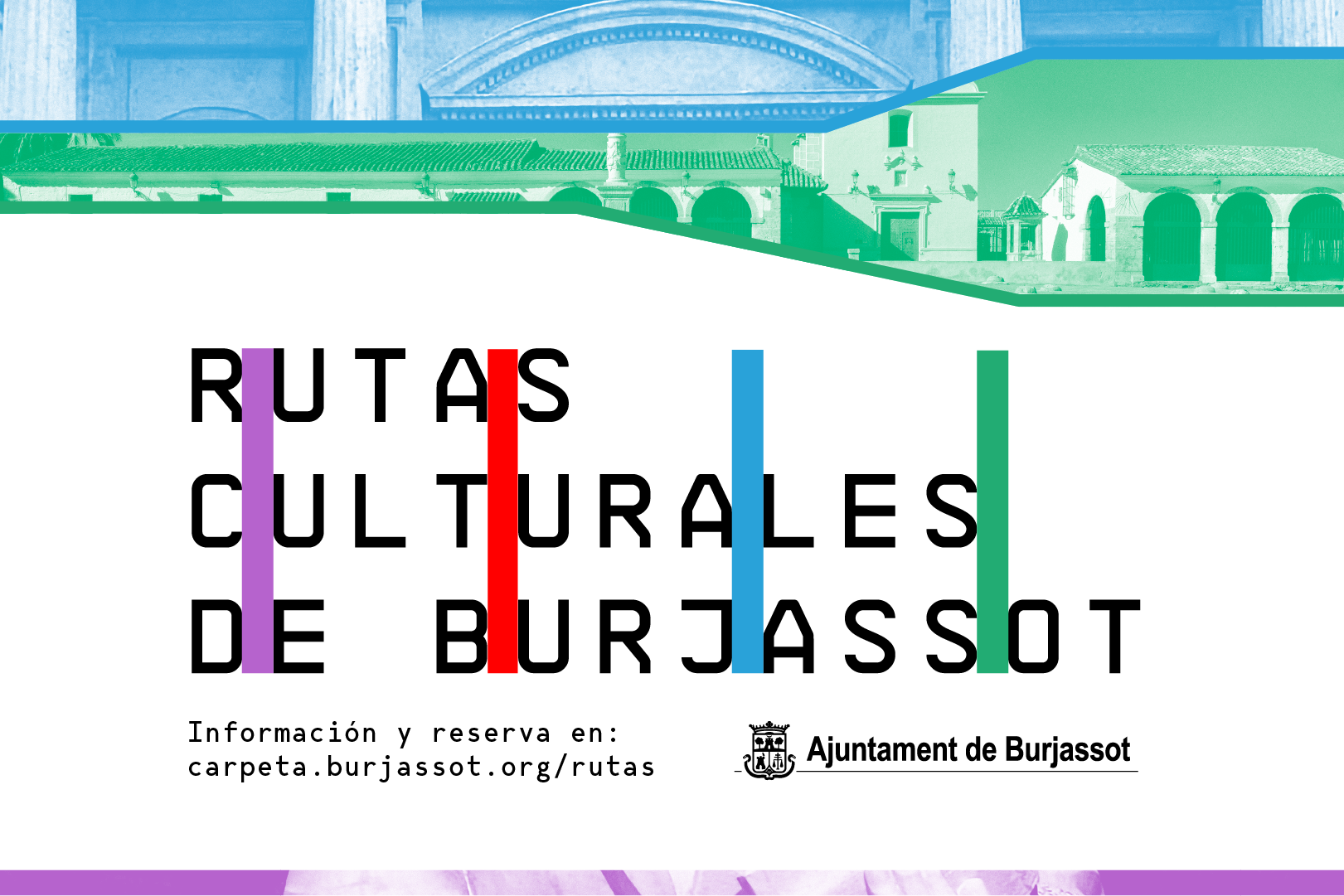 Cartell de les Rutes Culturals de Burjassot