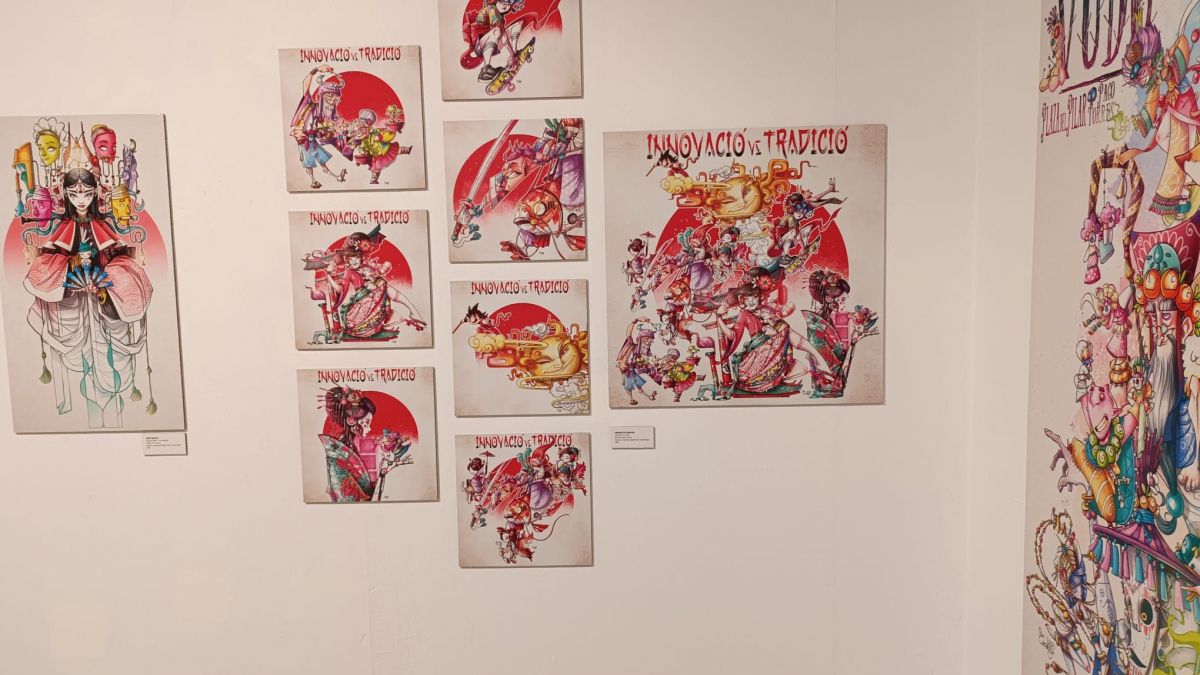 Obres de 'Innovació vs Tradició' en la Exposició de Paco Camallonga