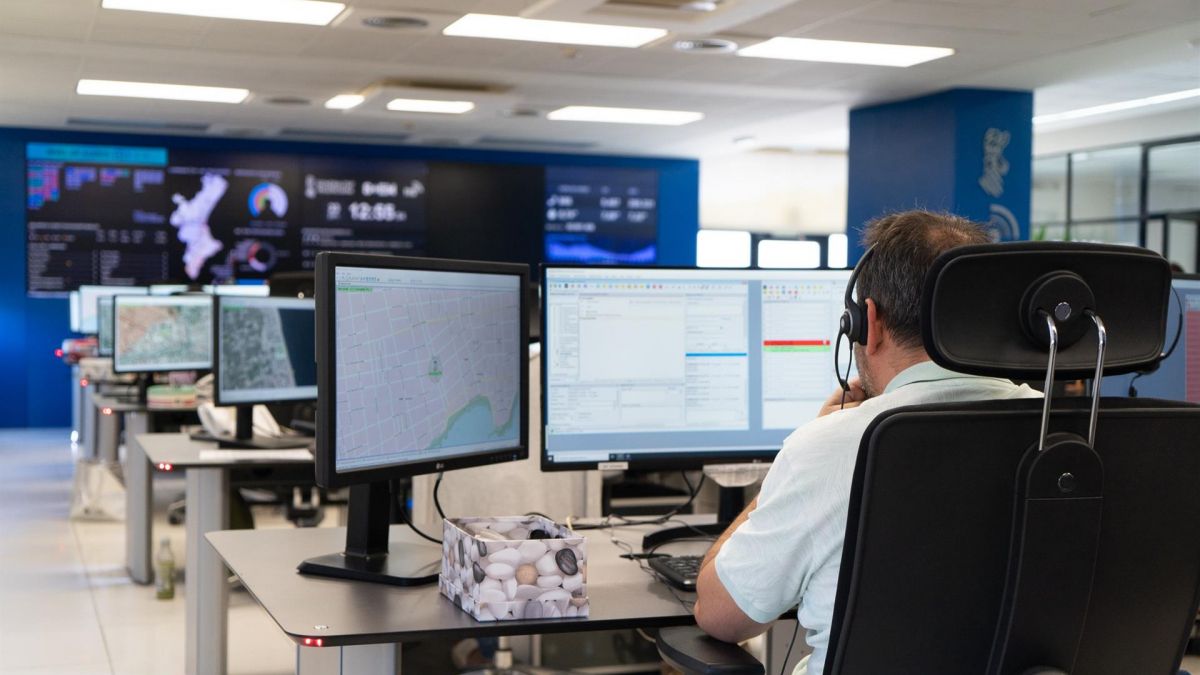 Sala del 112 de la Generalitat Valenciana