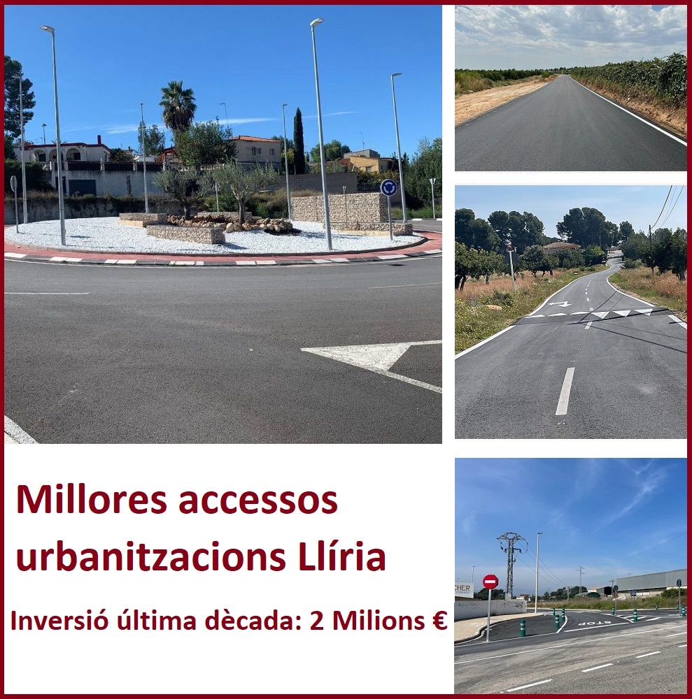 Inversión Movilidad Sostenible 10 Años Llíria