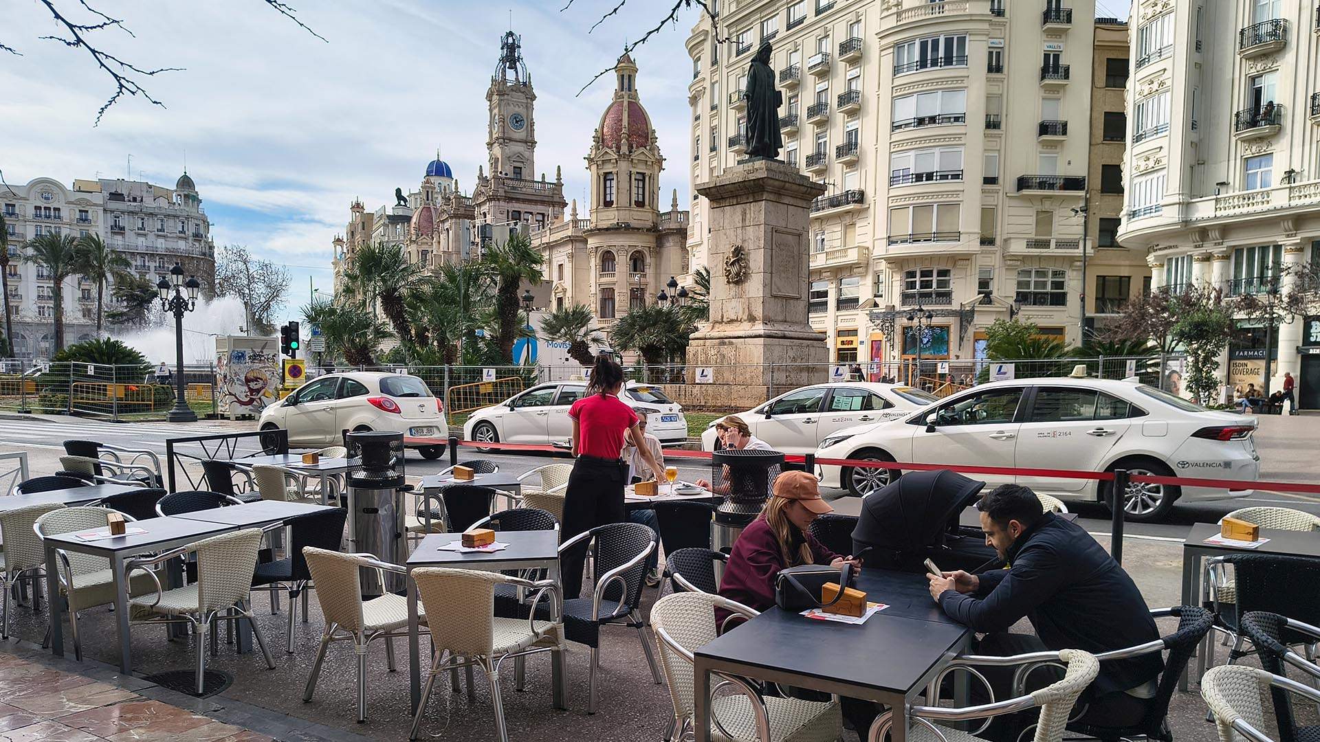 Terrasses plaça Ajuntament València