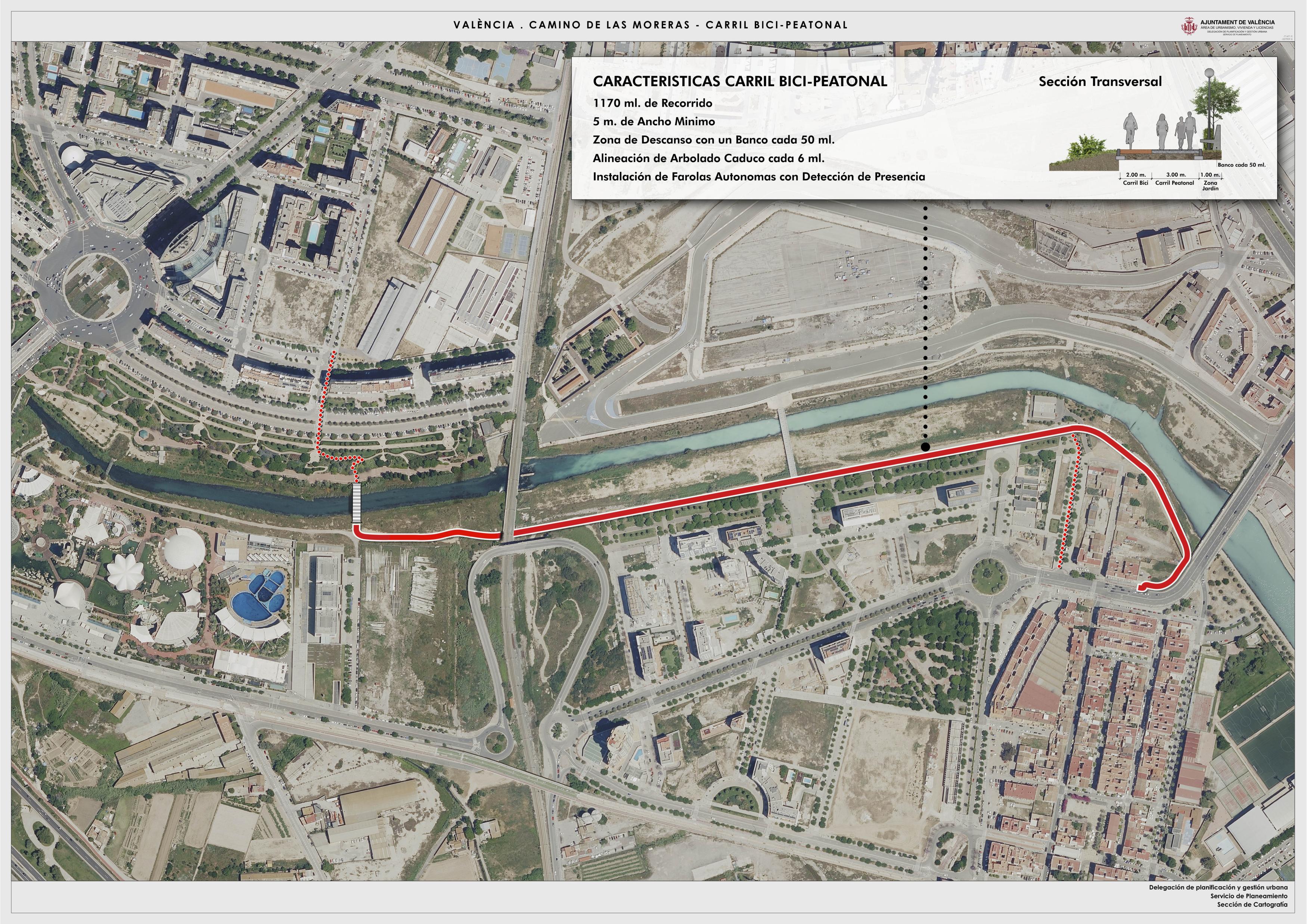 Projecte camí ciclopedestre Jardí del Túria Projecte camí ciclopedestre Jardí del Túria