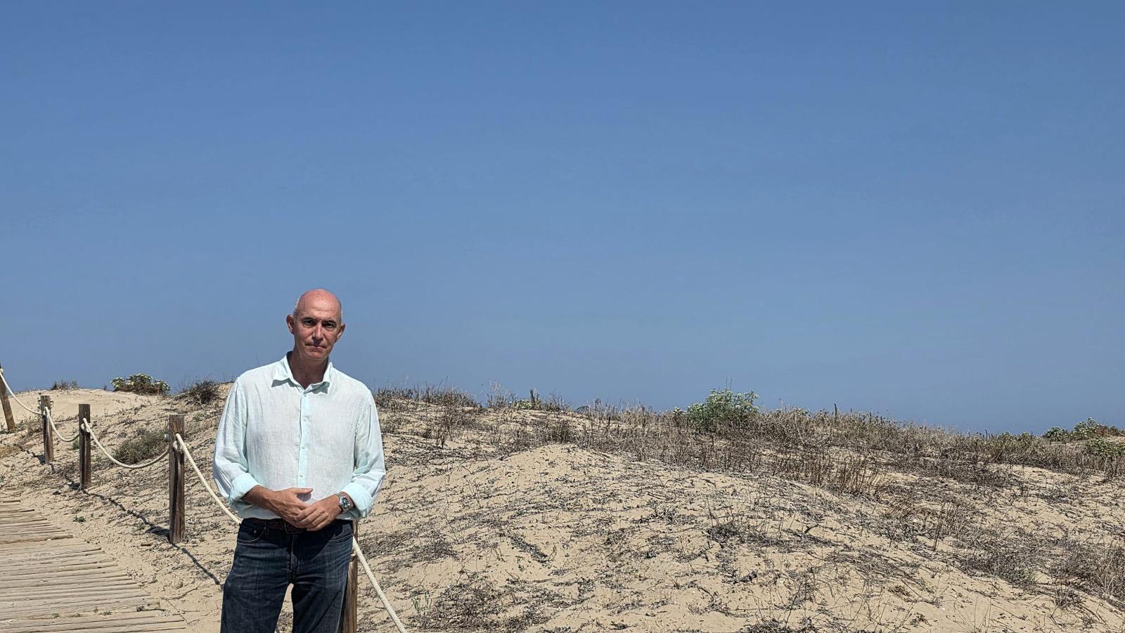 El regidor José Gosálbez en la Devesa El regidor José Gosálbez en la Devesa