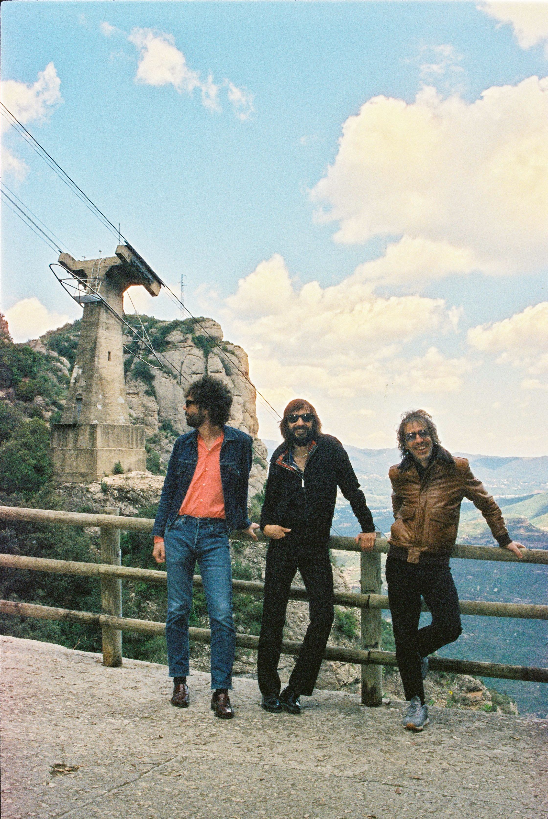 Sidonie: Jes, Axel i Marc en la promoció del disc.