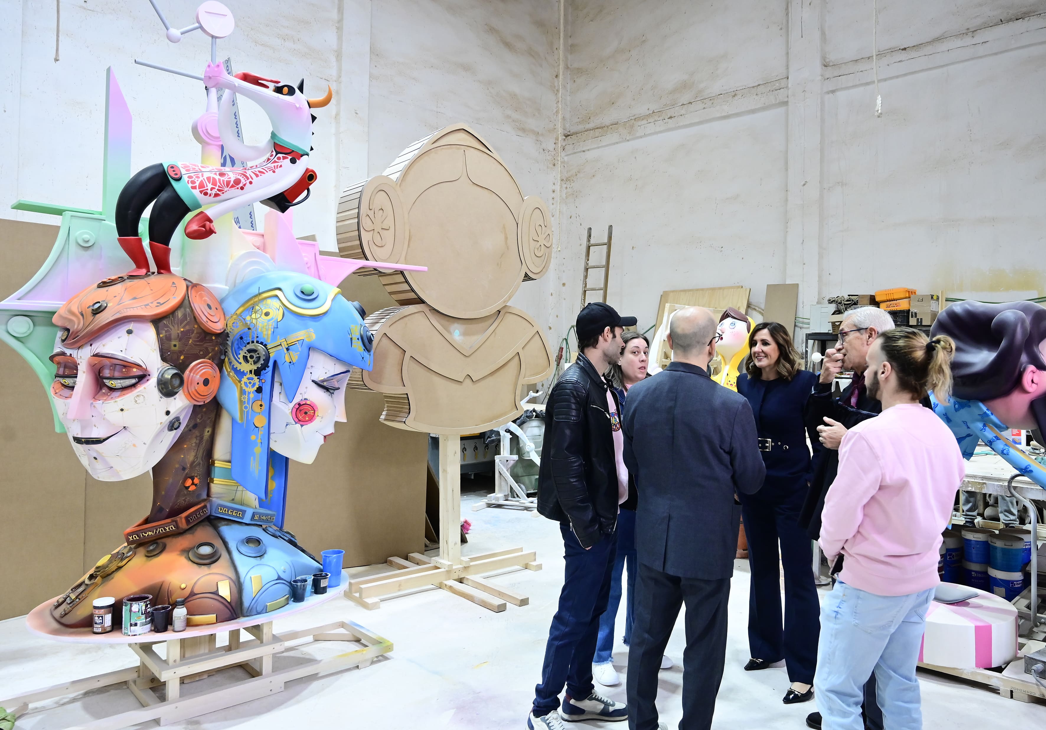 Visita tallers fallers Visita tallers fallers