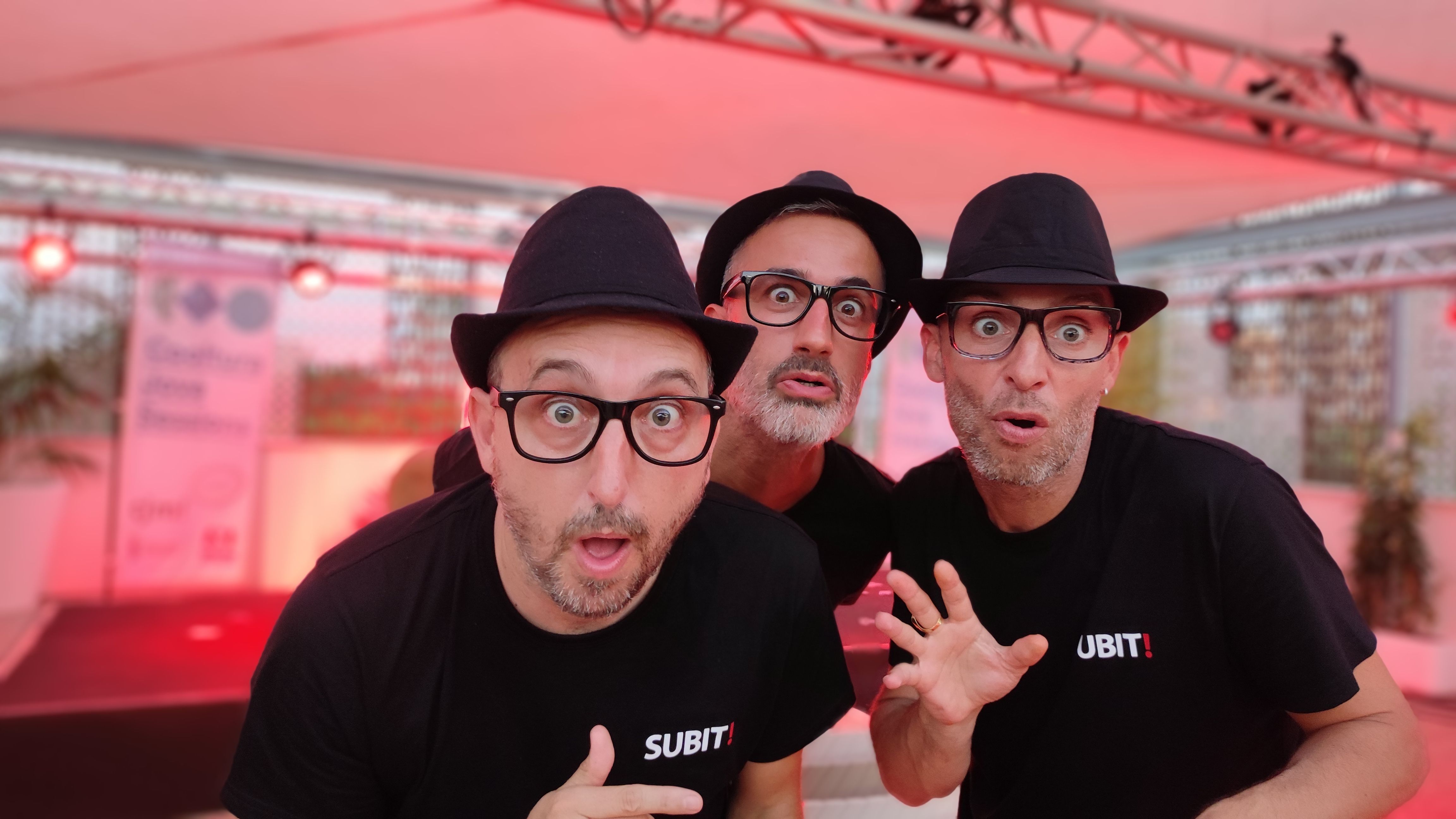 Componentes de SUBIT! : Eze Navarro, Xavi Romero y David Fajardo