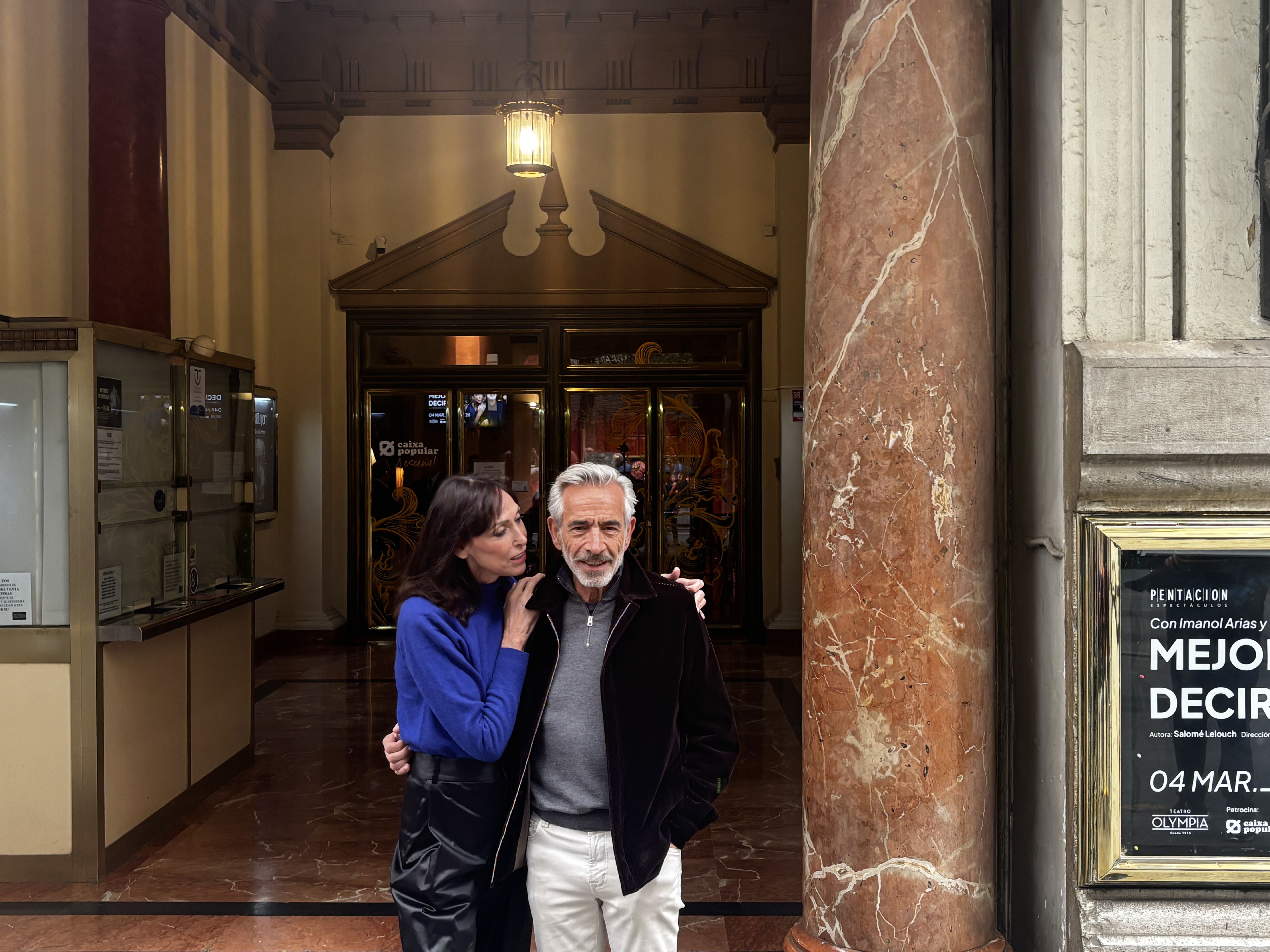 María Barranco i Imanol Arias al Teatre Olympia María Barranco i Imanol Arias al Teatre Olympia