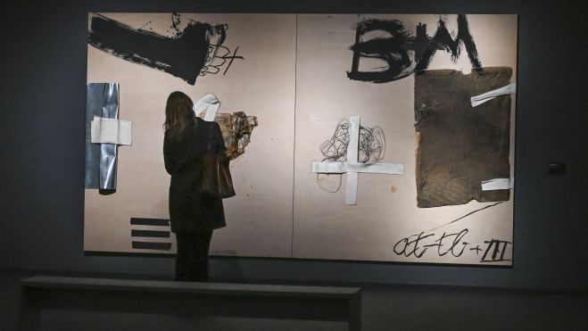 Vista exposición 'Tàpies. Última década (2002-2012)