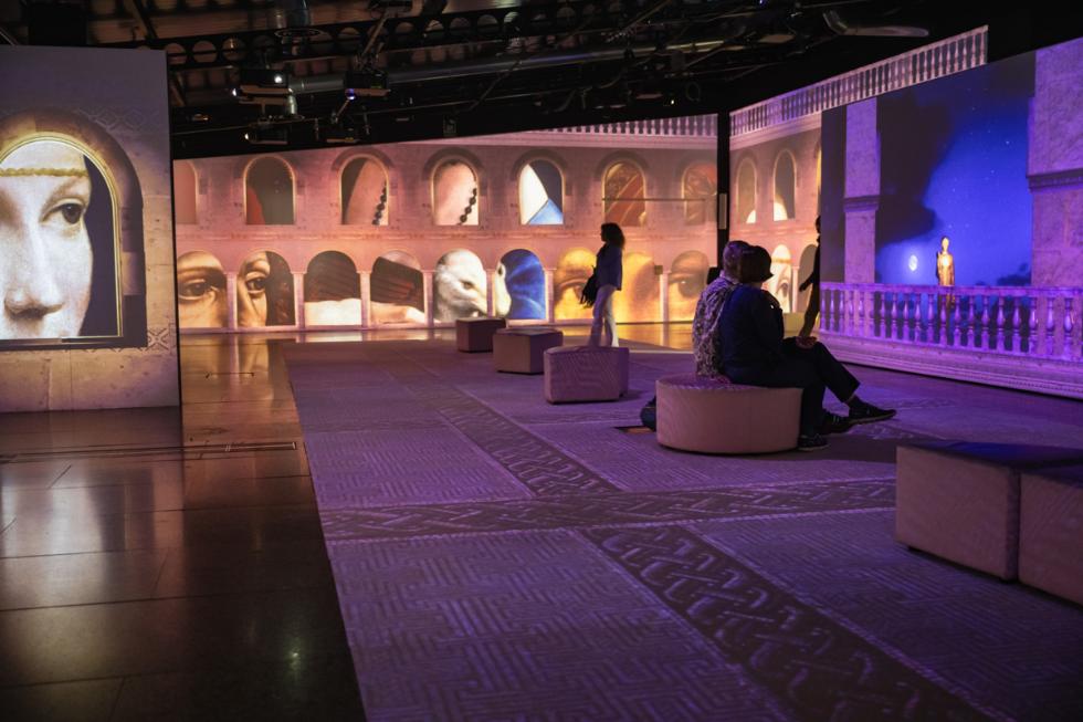 Exposició de Leonardo da Vinci, Sala Inmersiva Exposició de Leonardo da Vinci, Sala Inmersiva