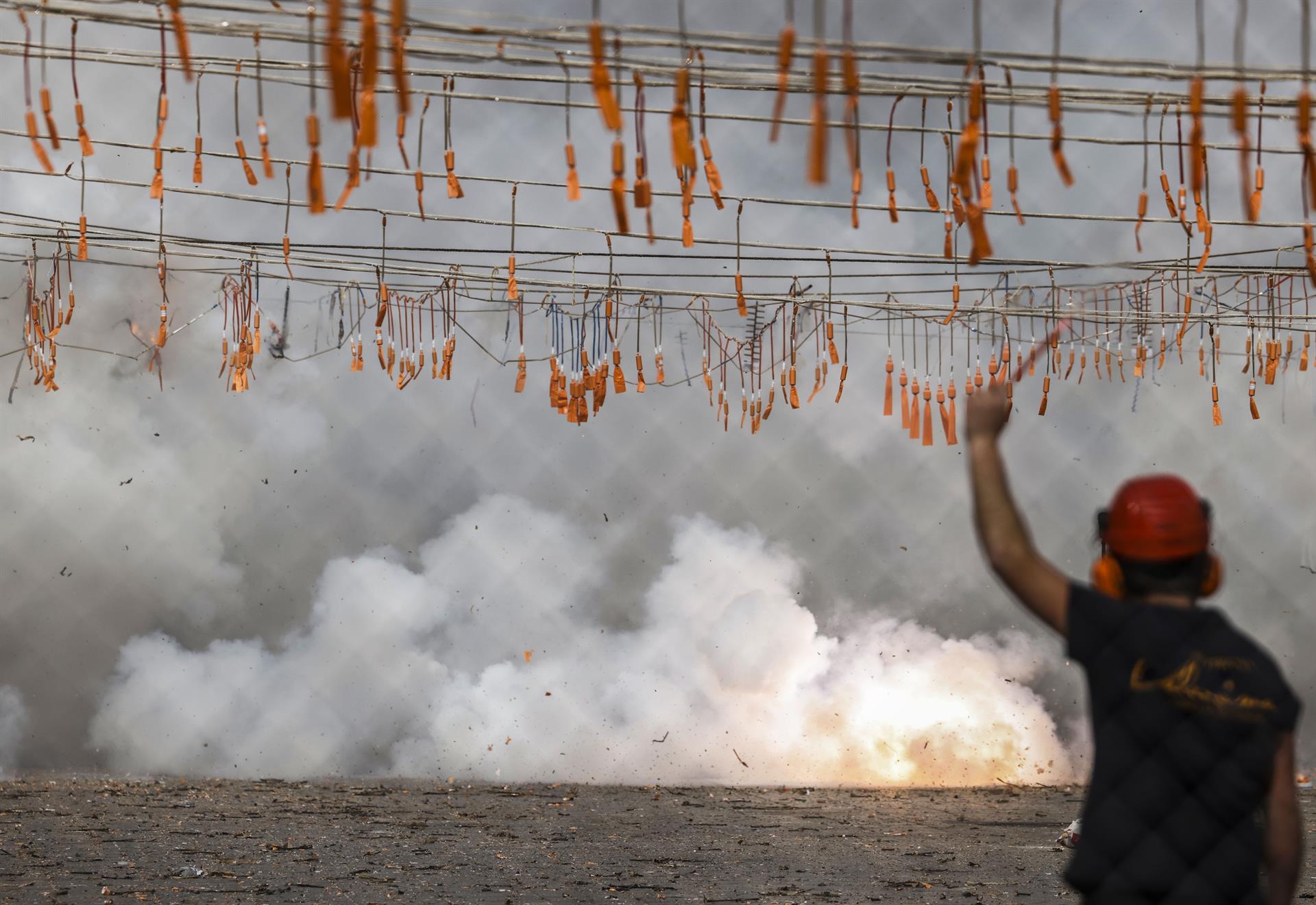 Imatge d'una mascletà - Europa Press