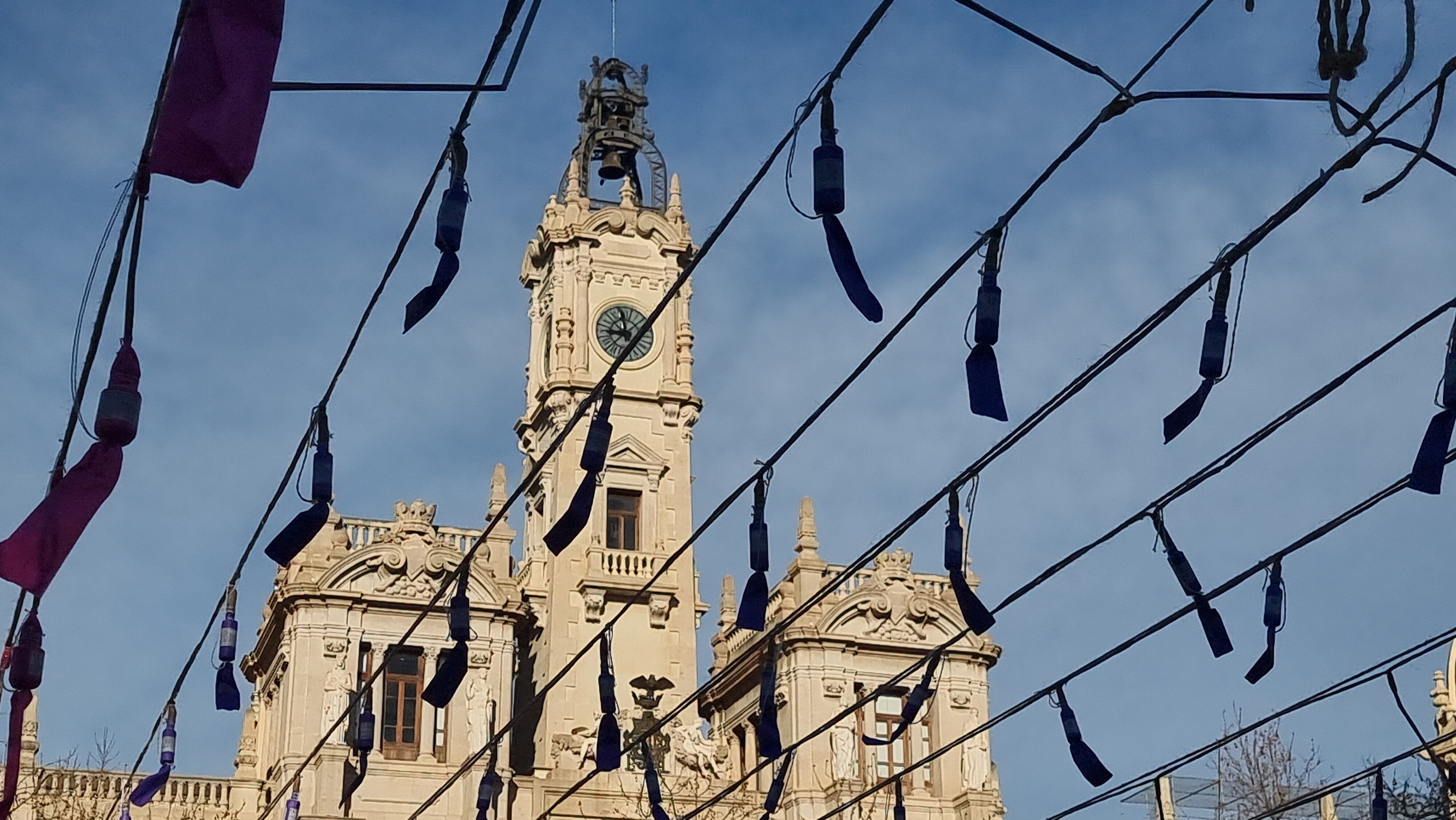 Mascletà de l'Ajuntament de València.