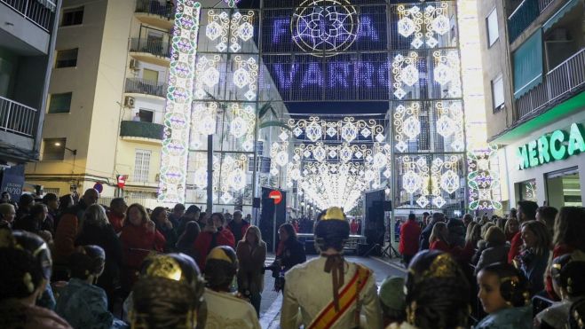Espectacle de llums Falles 2026 València / Foto: Junta Central Fallera