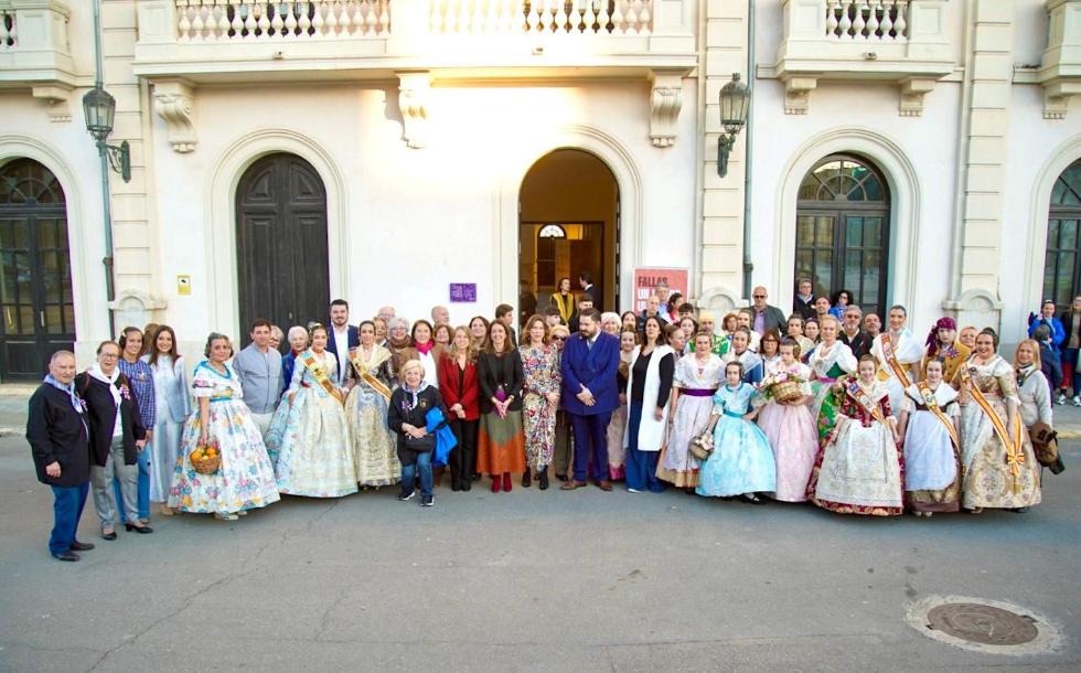 Recepció fallera valencians del món.