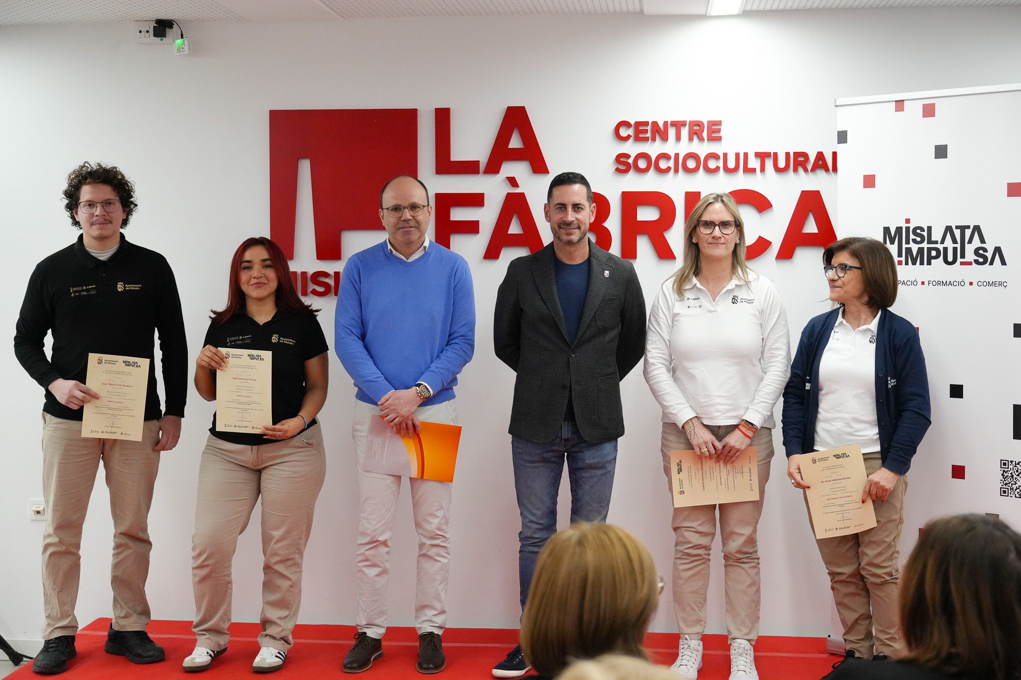 L'alcalde Bielsa clausura un curs de Labora
