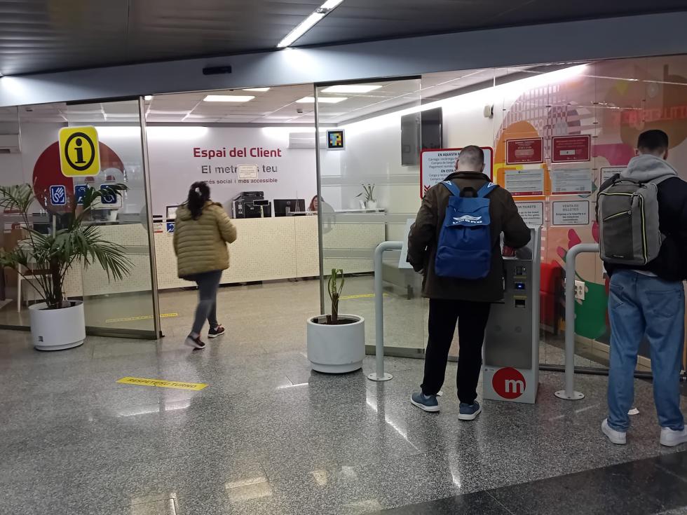 Espacio de atención en Metrovalencia