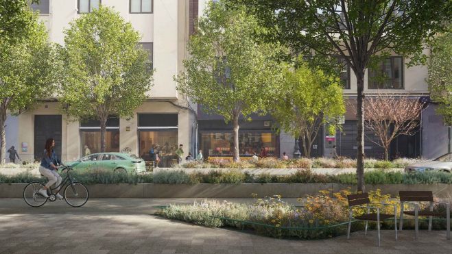 Reforma plaza San Agustín: calle San Vicente