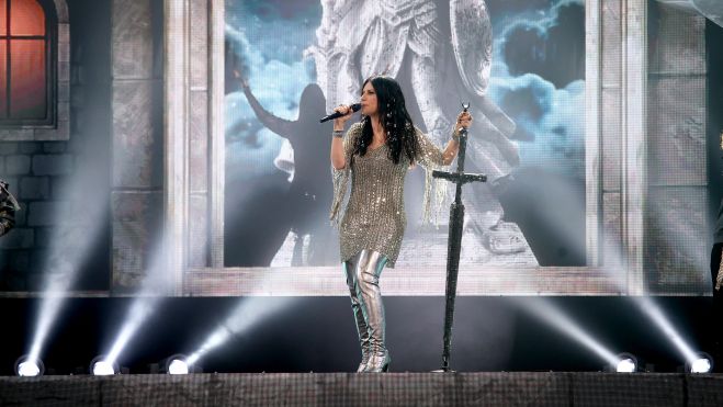 Laura Pausini en el Roig Arena Laura Pausini en el Roig Arena