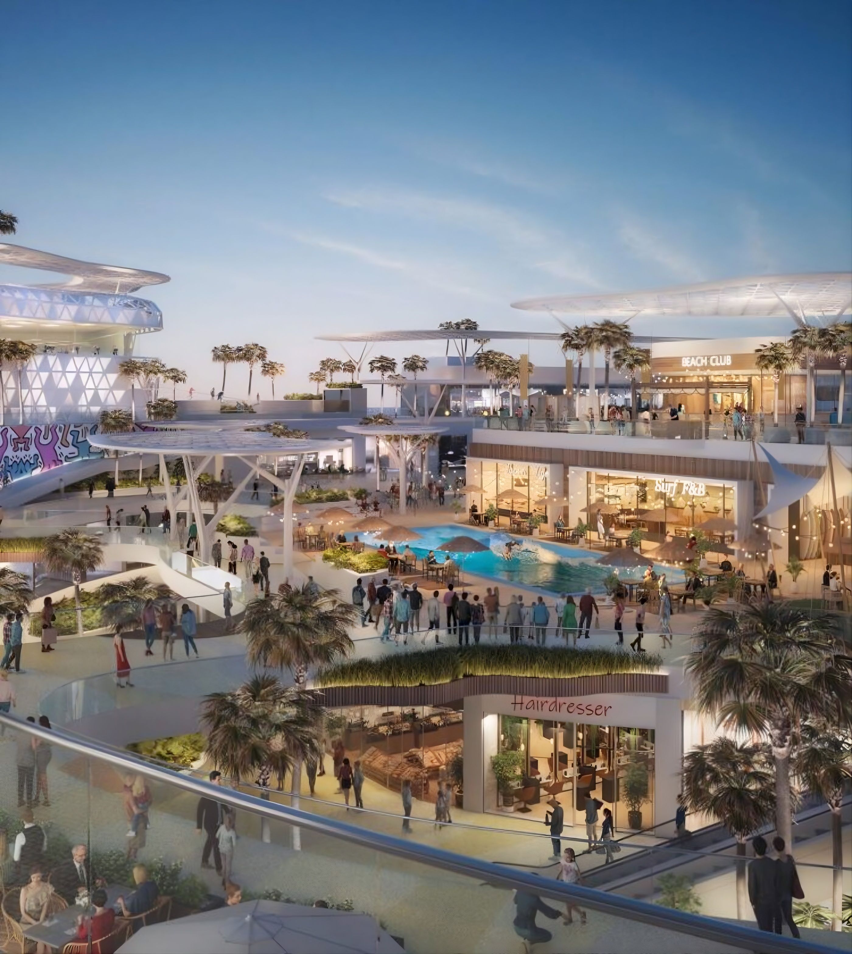 Simulación del nuevo centro comercial Infinity - Foto: AQ Acentor