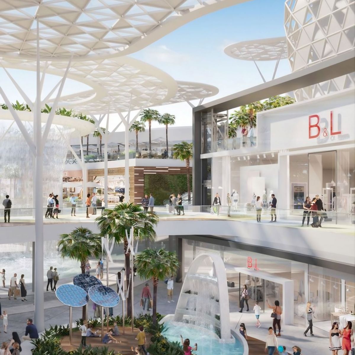 Simulació del nou centre comercial Infinity - Foto: AQ Acentor
