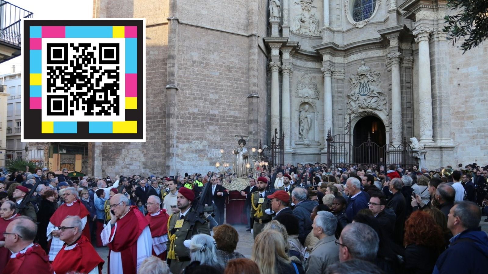 Código QR para las fiestas de San Vicente Ferrer