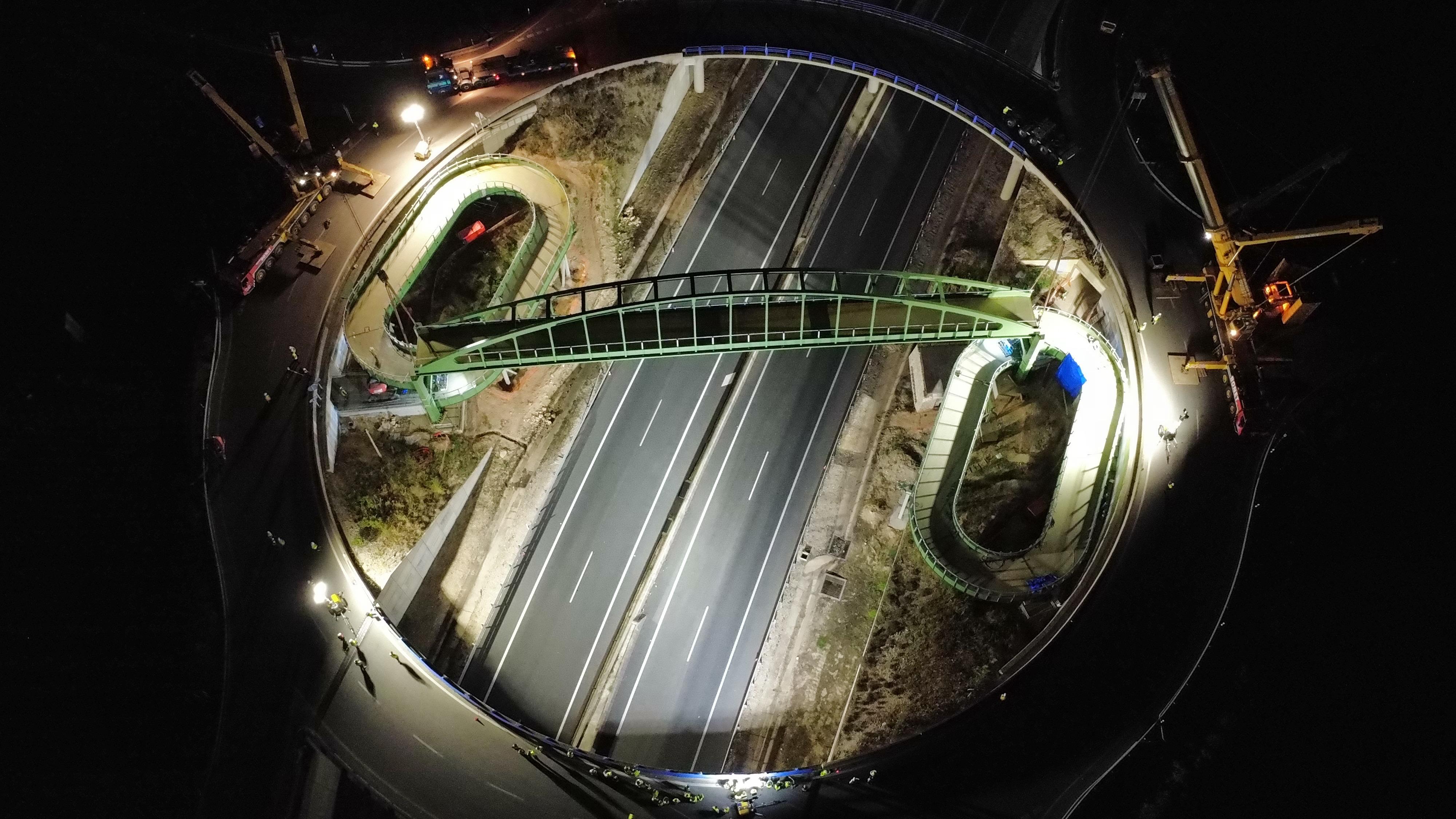 Pasarela entre Sueca y Fortaleny