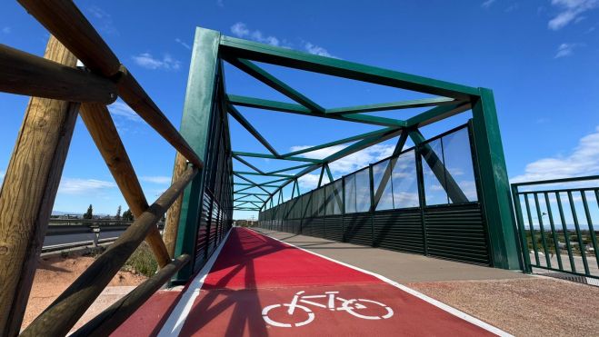 Tram Anell verd entre Sedaví i Picanya