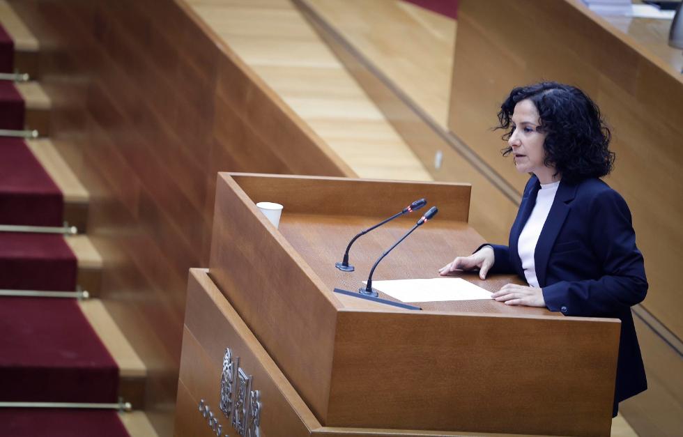 La consellera de Servicios Sociales, Elena Albalat