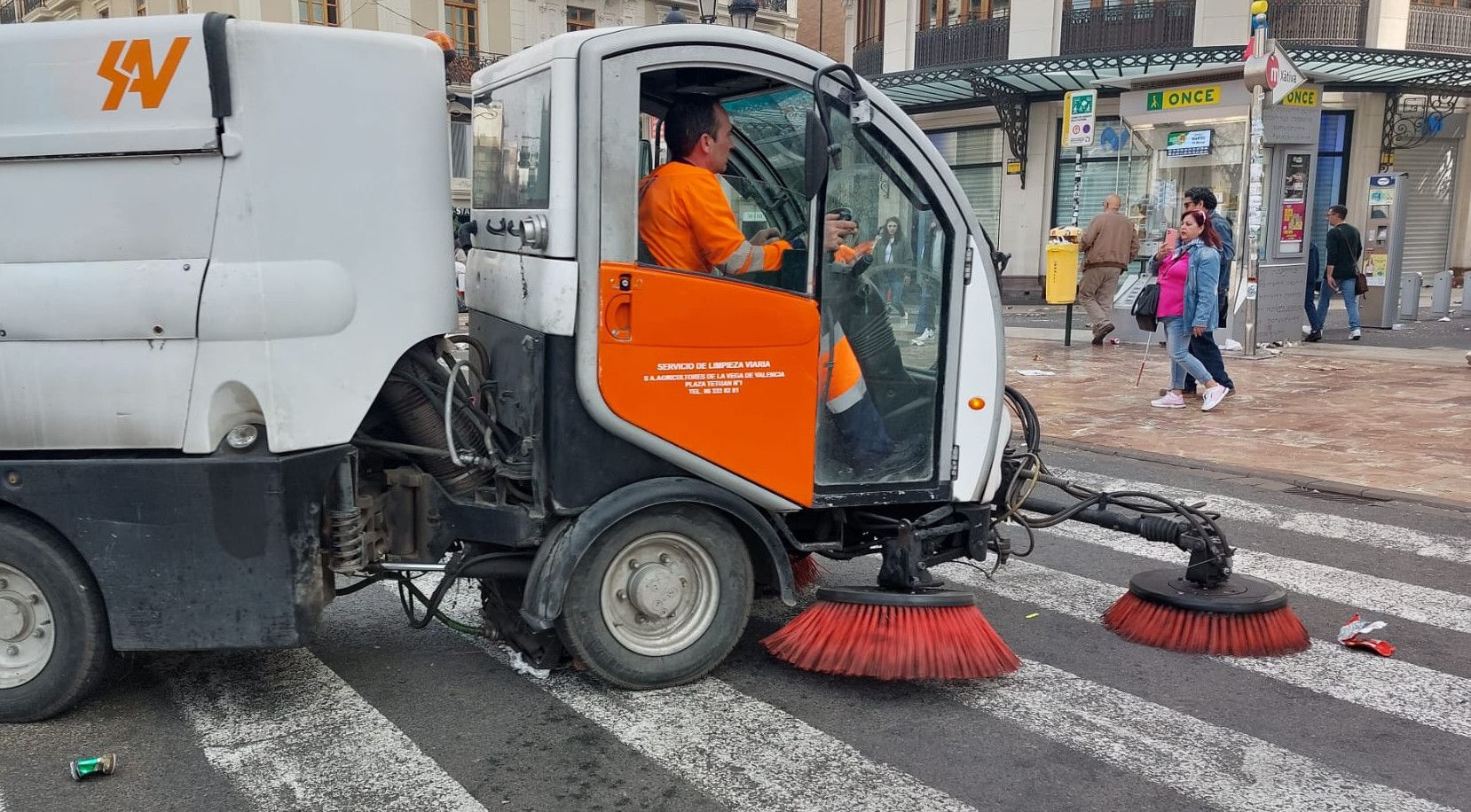 Limpieza de calles en Valencia