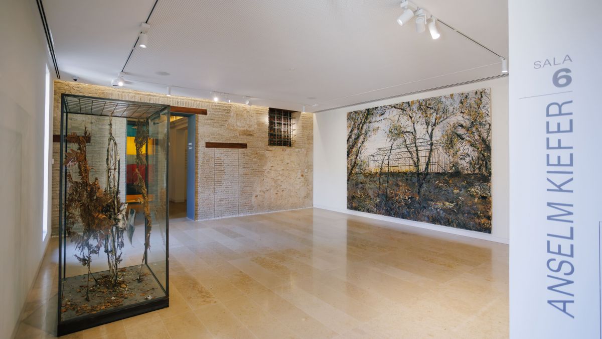 Una sala d'exposició d'Anselm Kiefer - Centre d'Art Hortensia Herrero