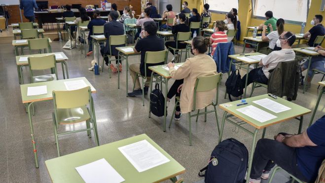 Imagen de archivo de oposiciones docentes - Jorge Gil - Europa Press 