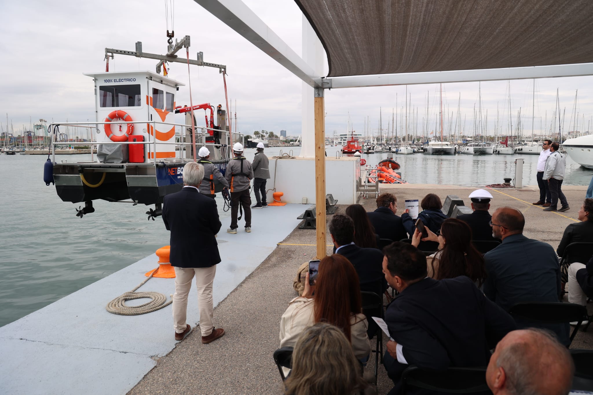  Marina Port Valencia refuerza su apuesta sostenible con la incorporación del Netboat