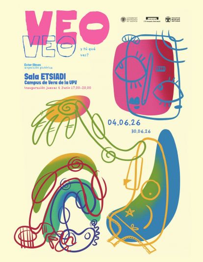 Cartel exposición Veo Veo