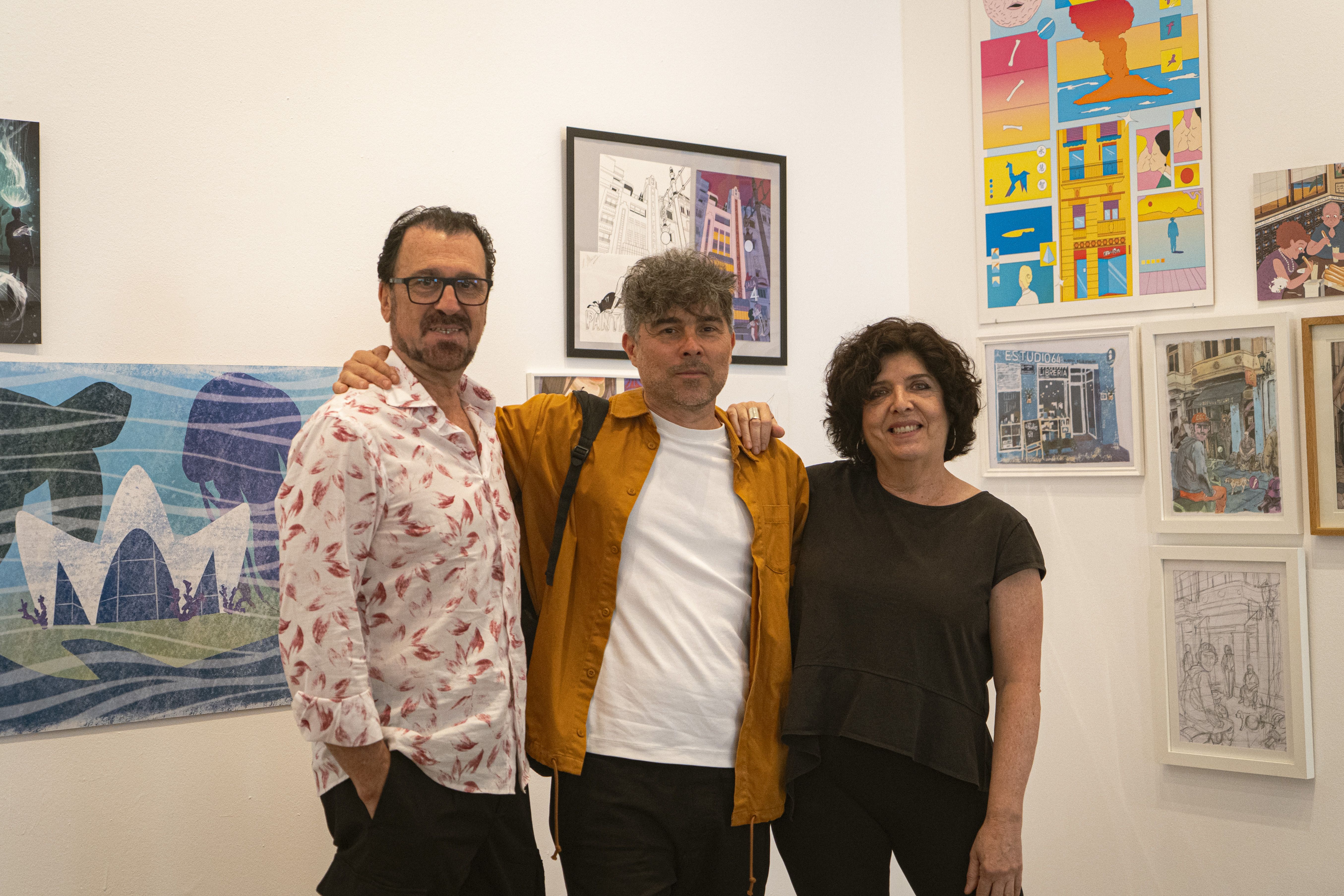 Martín Forés, Luis Demano y Ada Sinache, artistes que participen a "València se Ilustra’ de La Rambleta