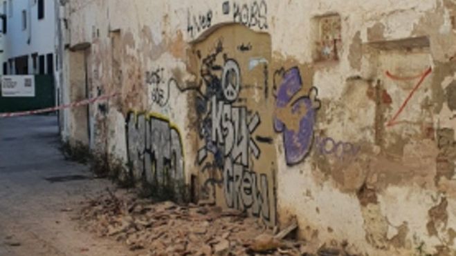 Derrumbe vivienda histórica de Patraix Derrumbe vivienda histórica de Patraix