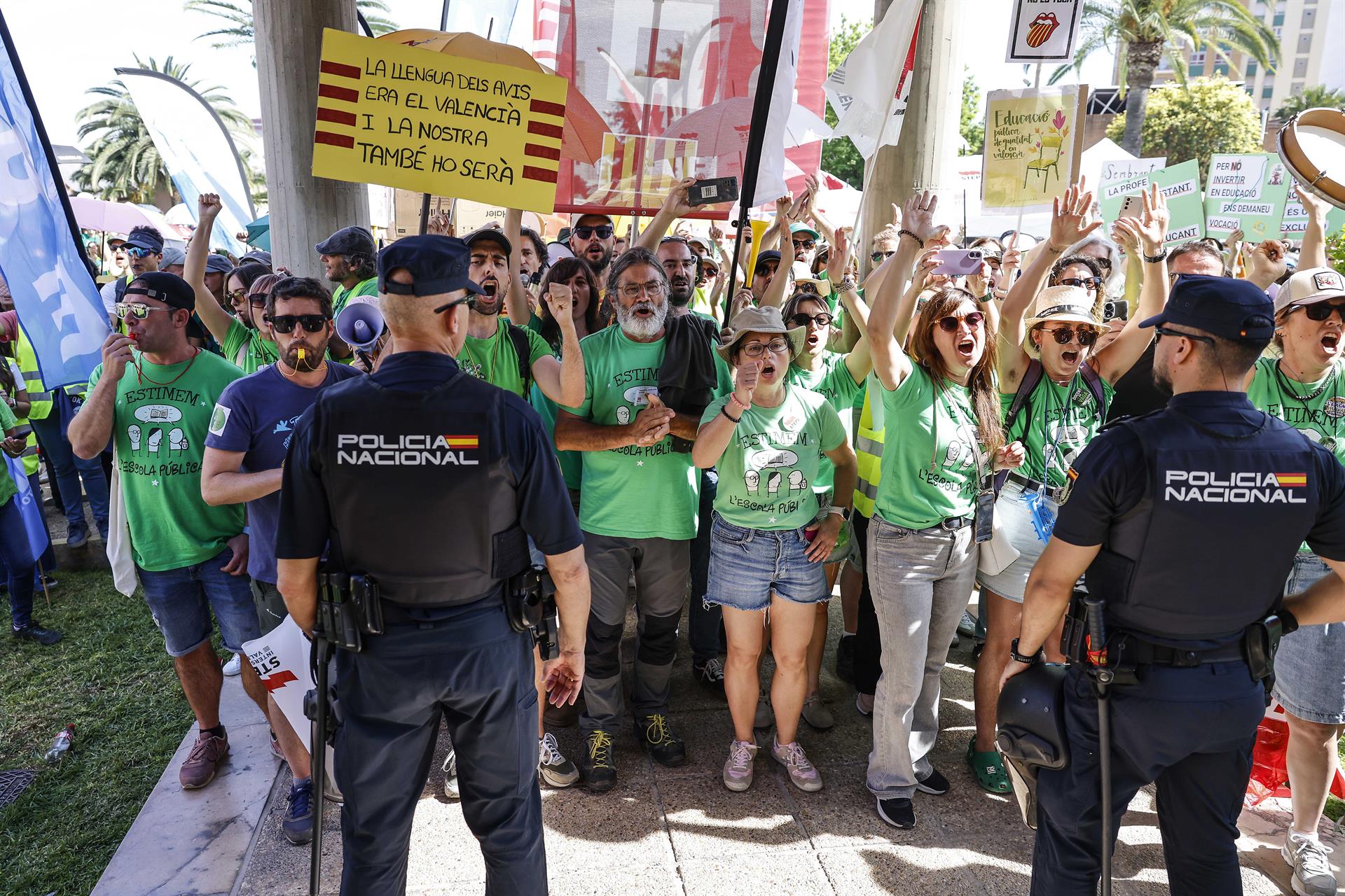 Manifestación docentes