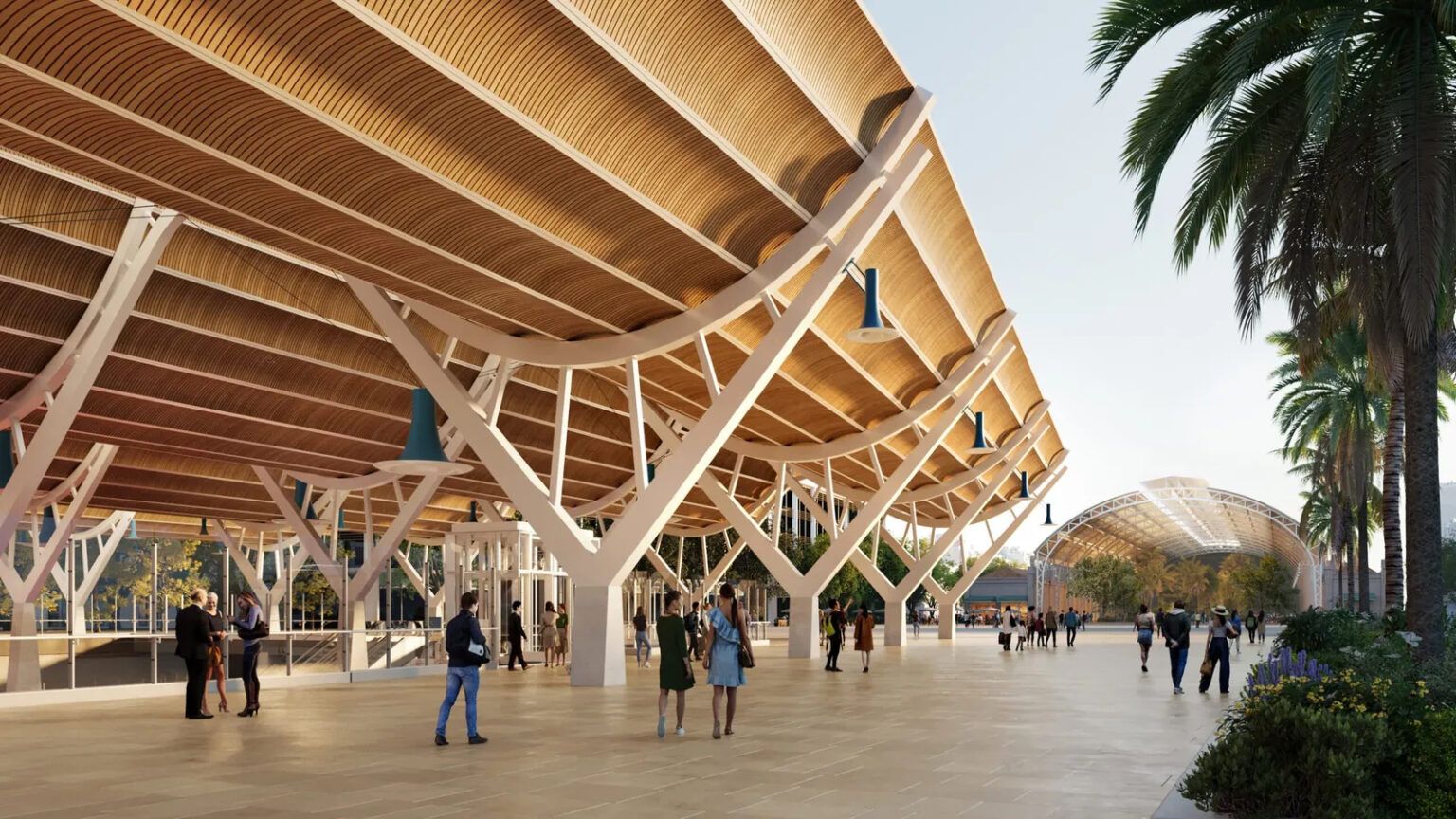 Estacio Central. Render Sener Group